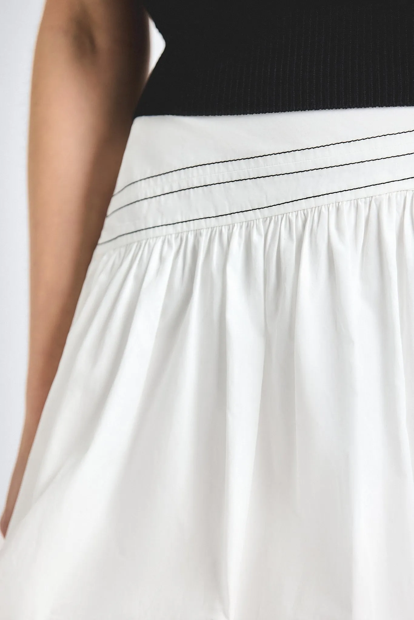 Persis Bubble Skirt - White sold by Derek Lam product image thumbnail 3