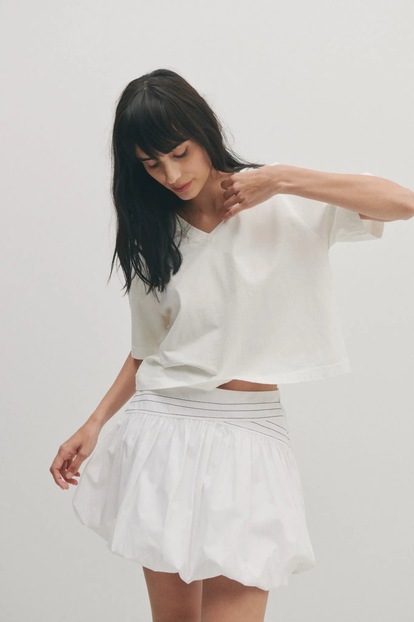 Persis Bubble Skirt - White sold by Derek Lam product image thumbnail 2