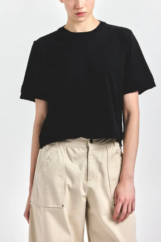 Generra Slub Jersey Crew Neck - Eclipse made by Derek Lam