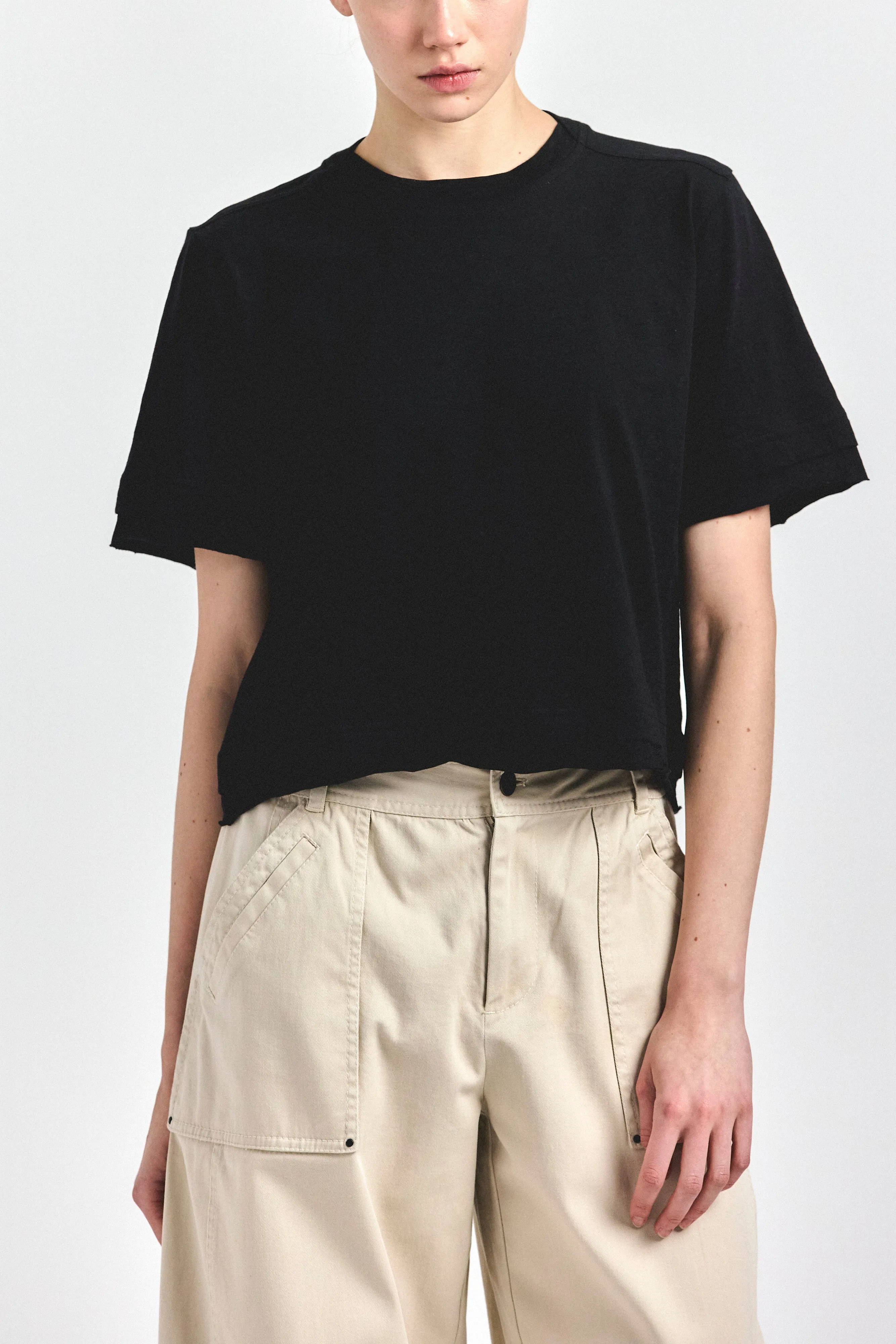 Generra Slub Jersey Crew Neck - Eclipse sold by Derek Lam