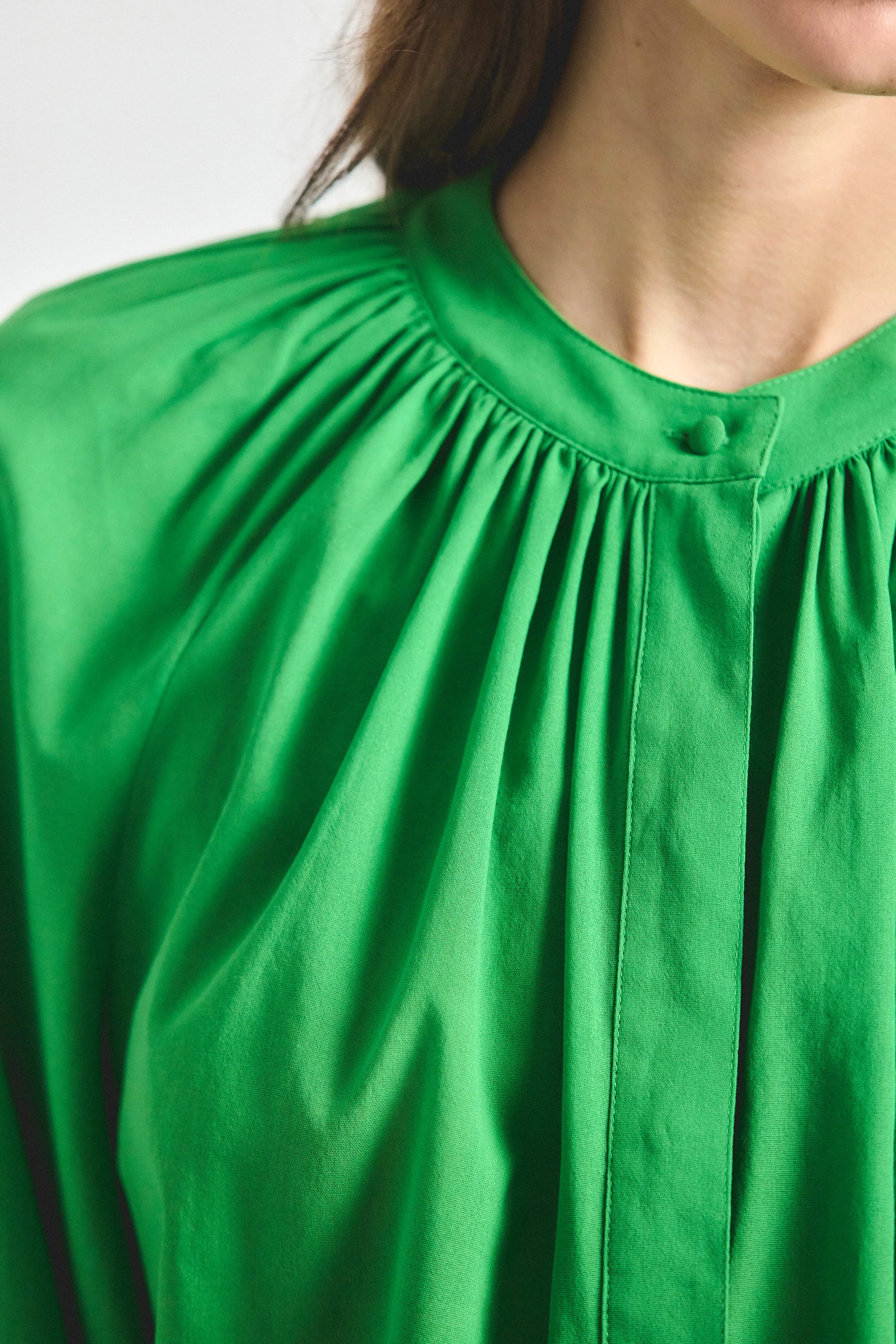 Zoey Balloon Sleeve Top - Online Lime sold by Derek Lam product image thumbnail 2