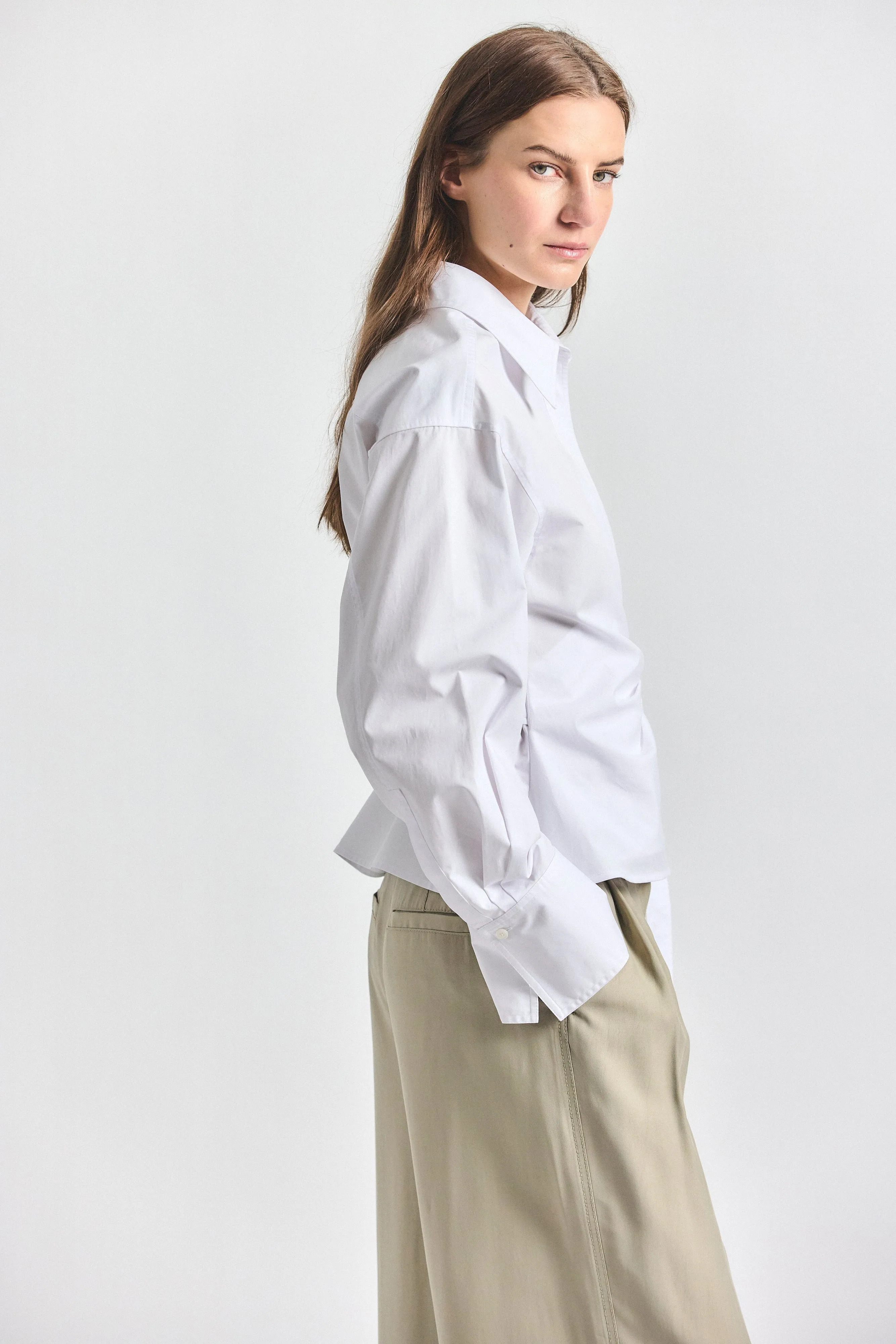 Gavin Wrap Top - White sold by Derek Lam product image thumbnail 3
