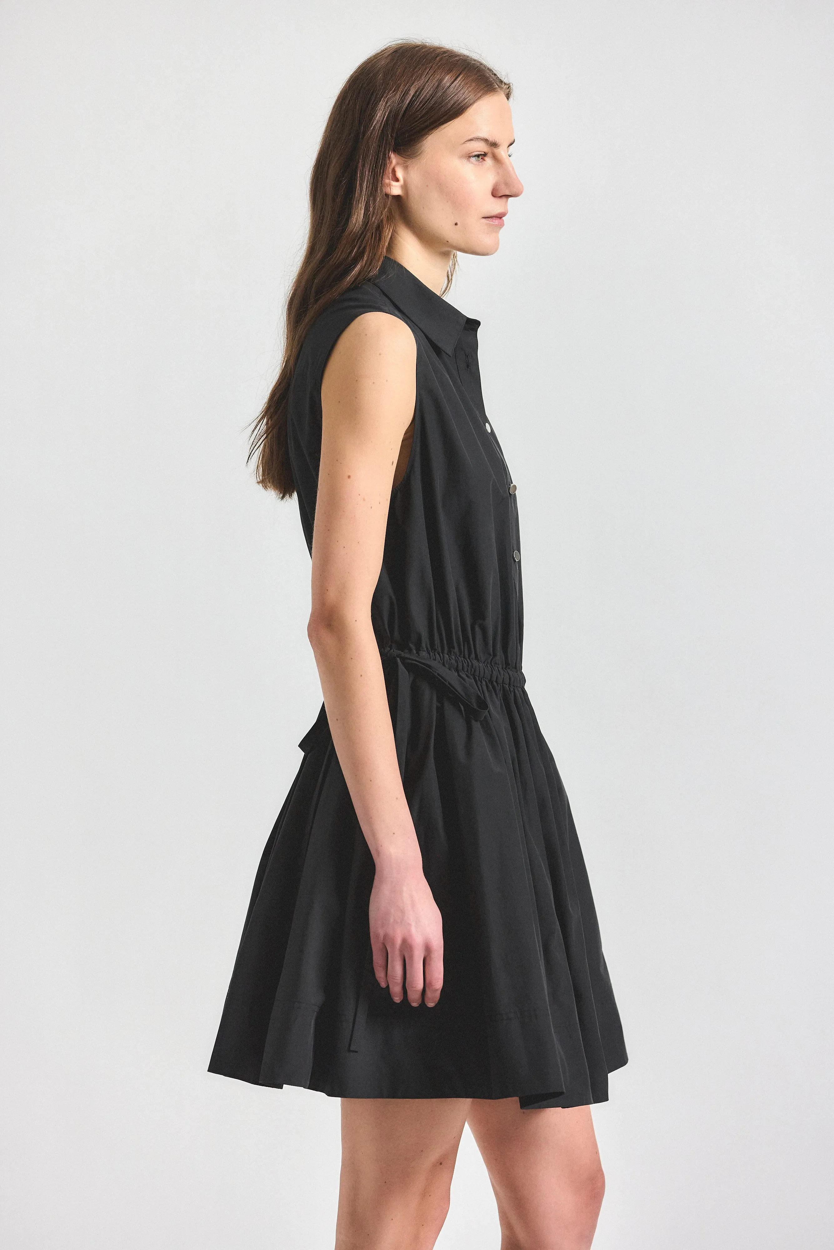 Tristan Shirt Dress - Black sold by Derek Lam product image thumbnail 3