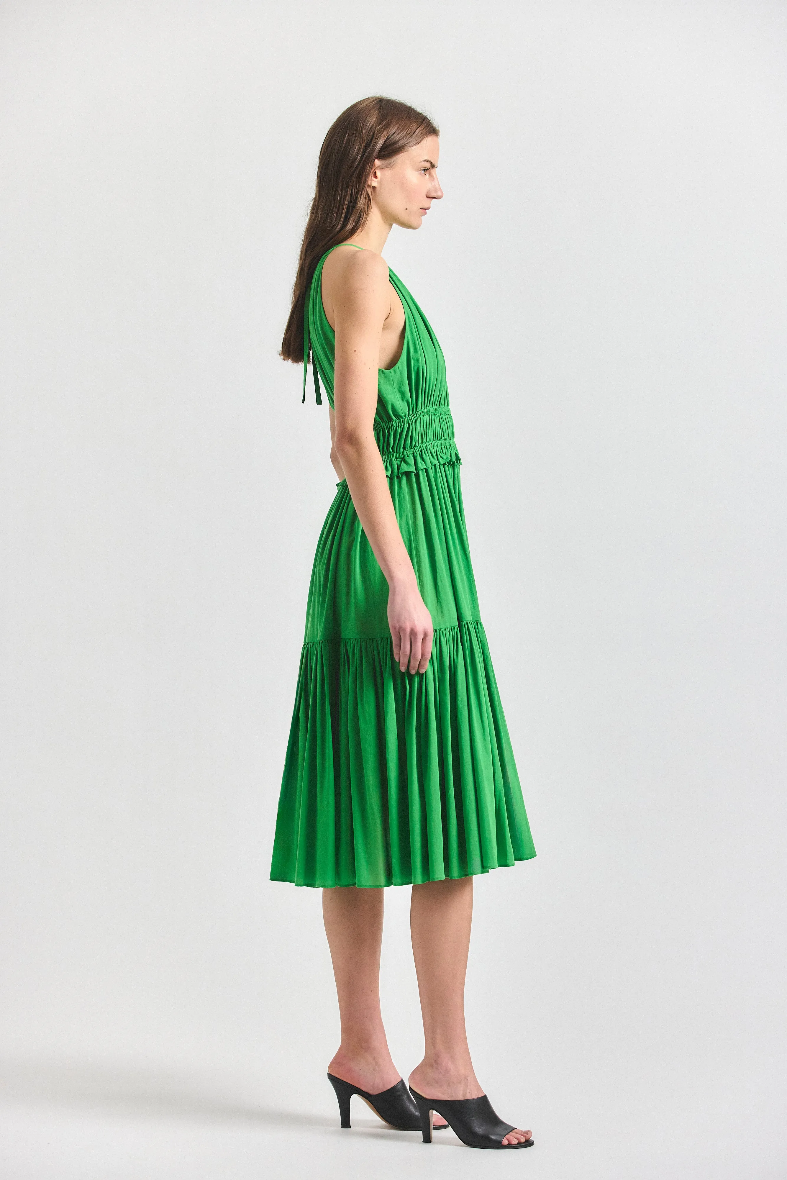 Sloane Keyhole Dress - Online Lime sold by Derek Lam product image thumbnail 4