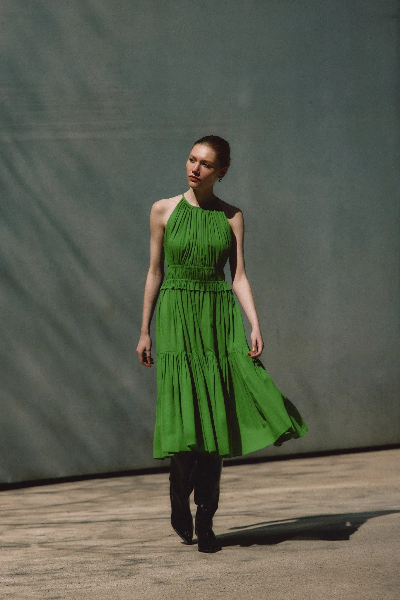 Sloane Keyhole Dress - Online Lime sold by Derek Lam product image thumbnail 2