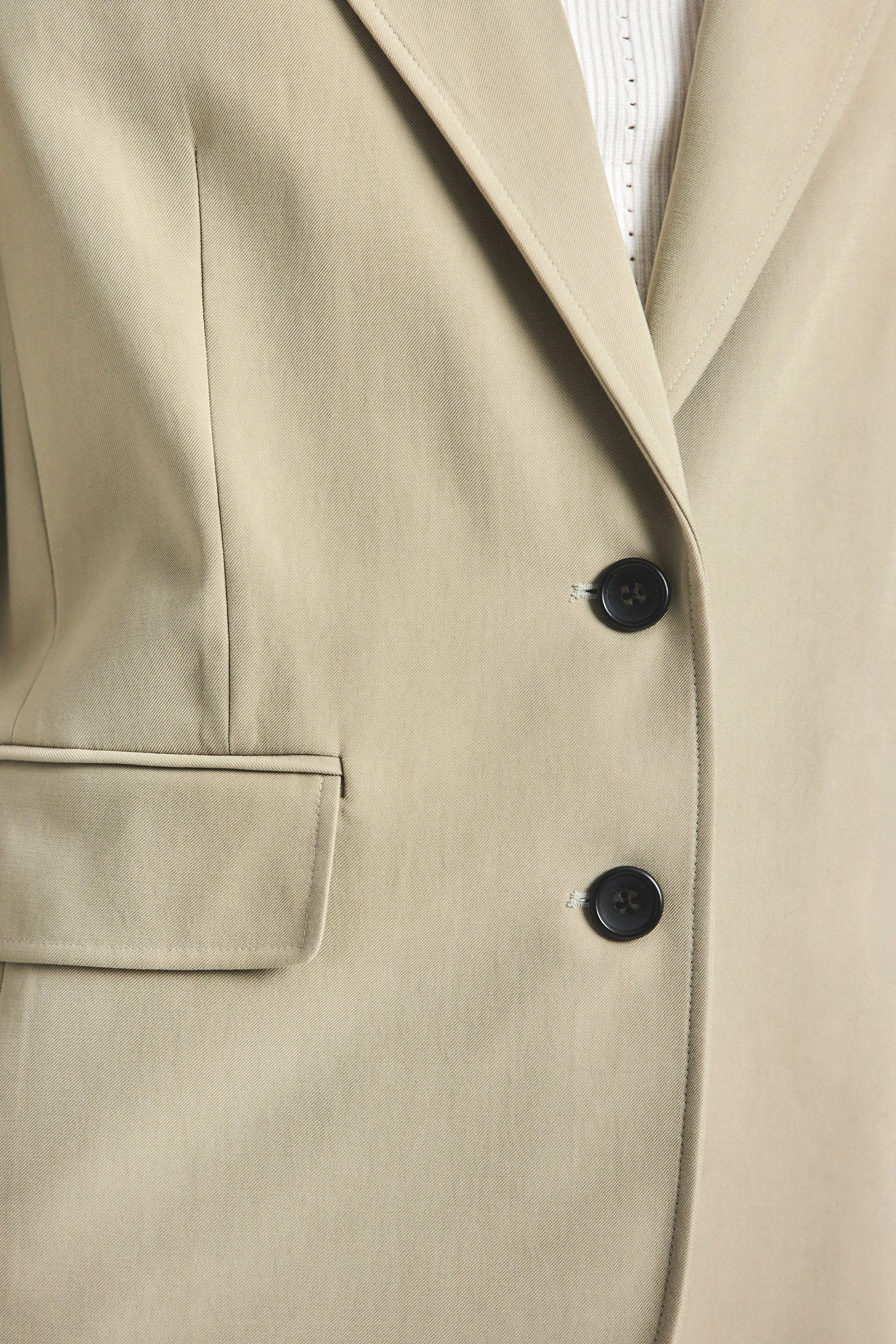 Poppy Oversized Blazer - Silver Sage sold by Derek Lam product image thumbnail 3