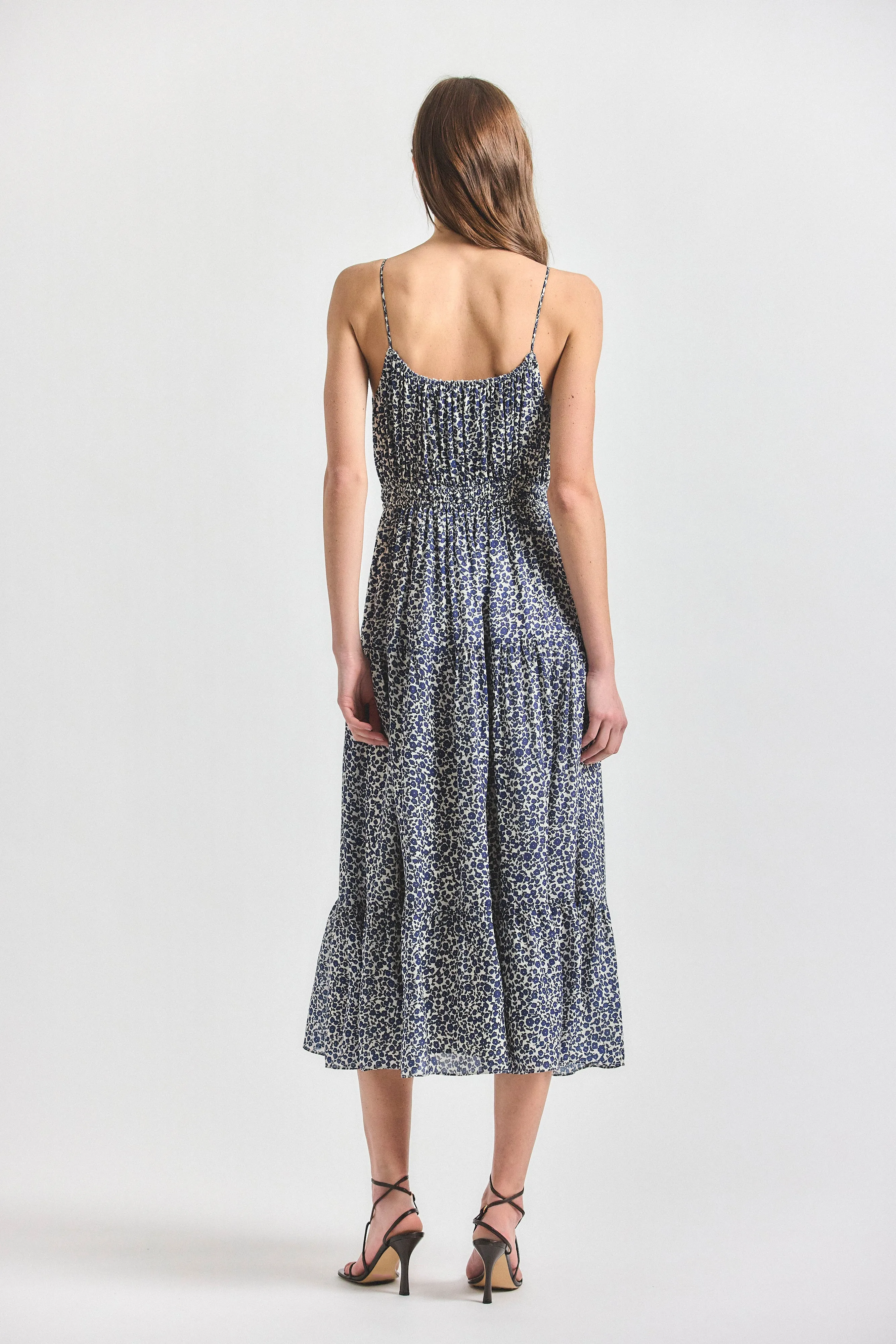 Abigail Maxi Dress - Marshmallow Navy sold by Derek Lam product image thumbnail 5