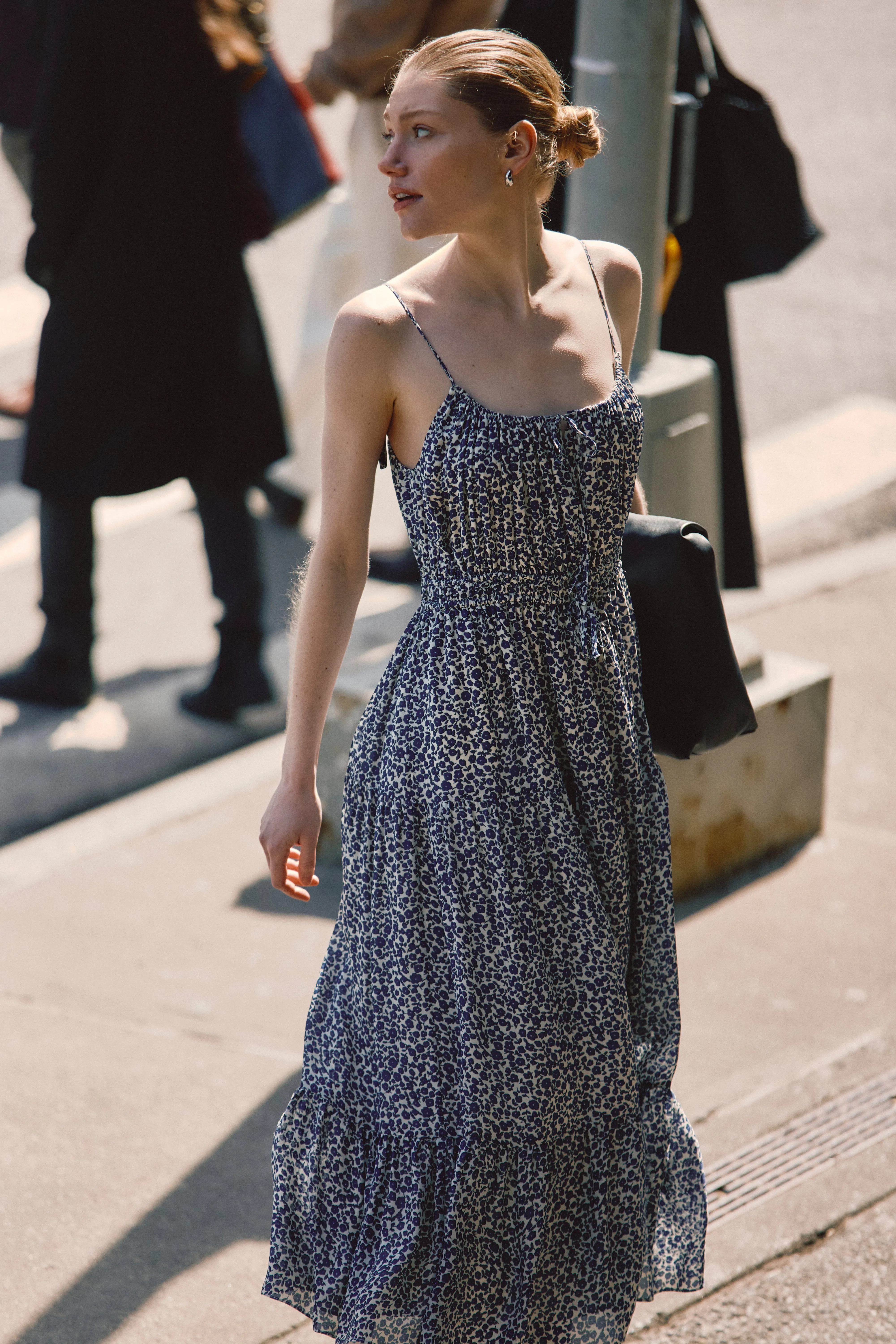 Abigail Maxi Dress - Marshmallow Navy sold by Derek Lam product image thumbnail 2