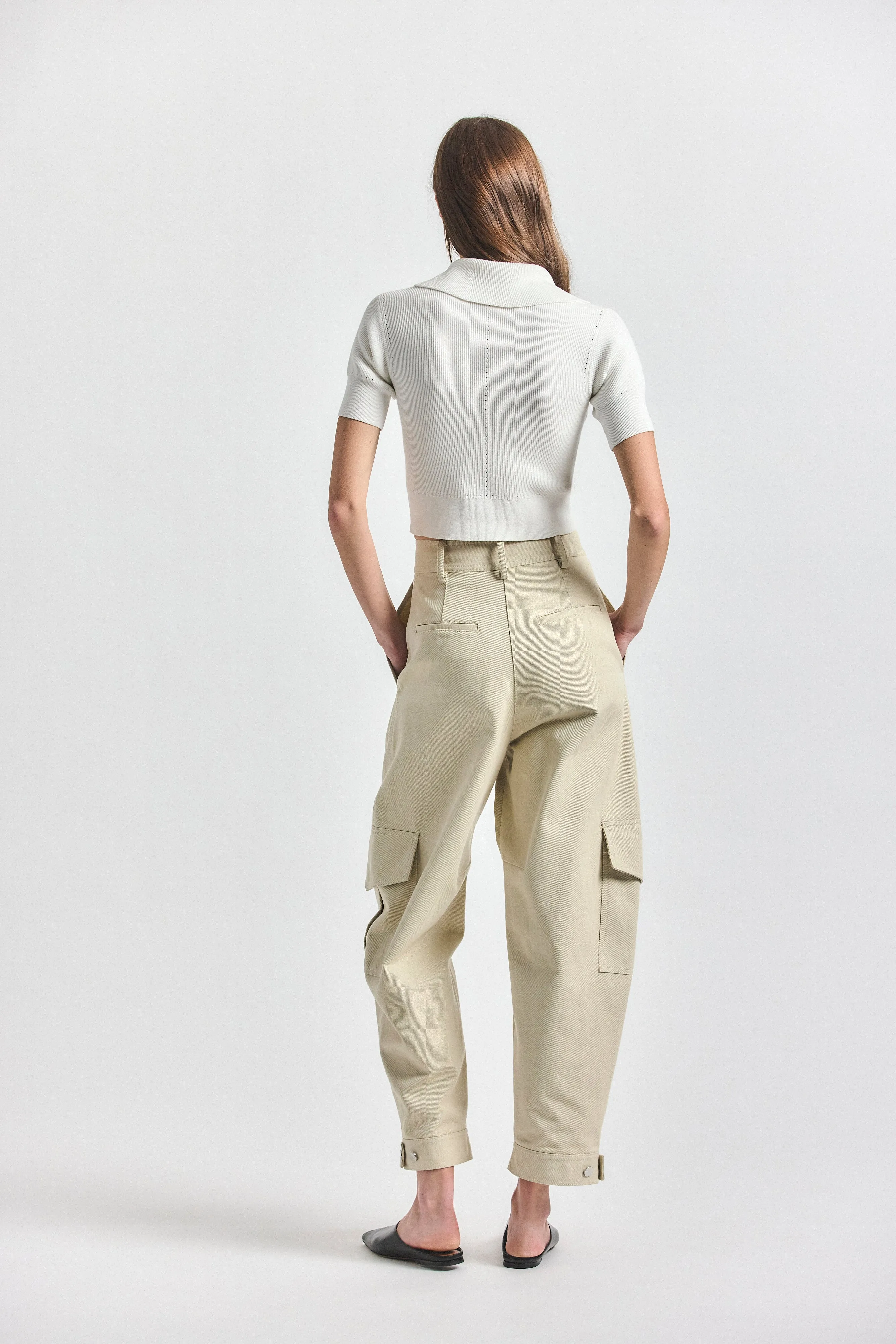 Brooks Cargo Pant - Oyster Gray sold by Derek Lam product image thumbnail 5