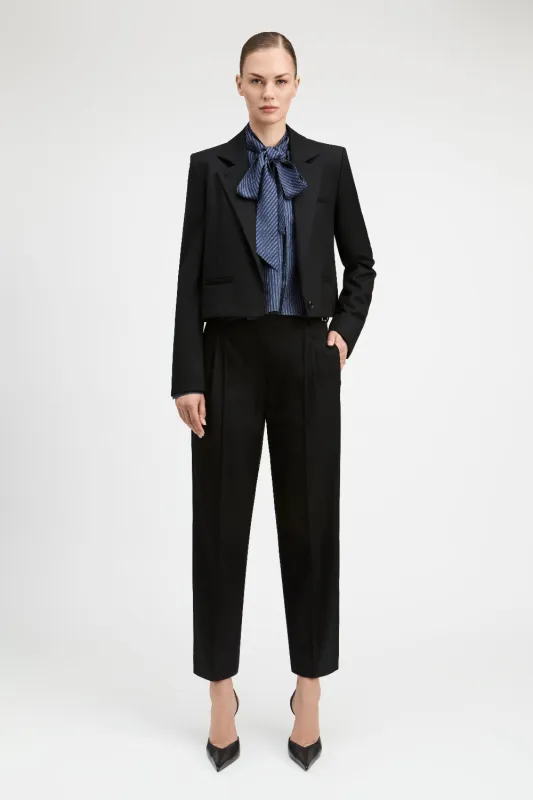 Mona Essential Cropped Blazer made by Derek Lam