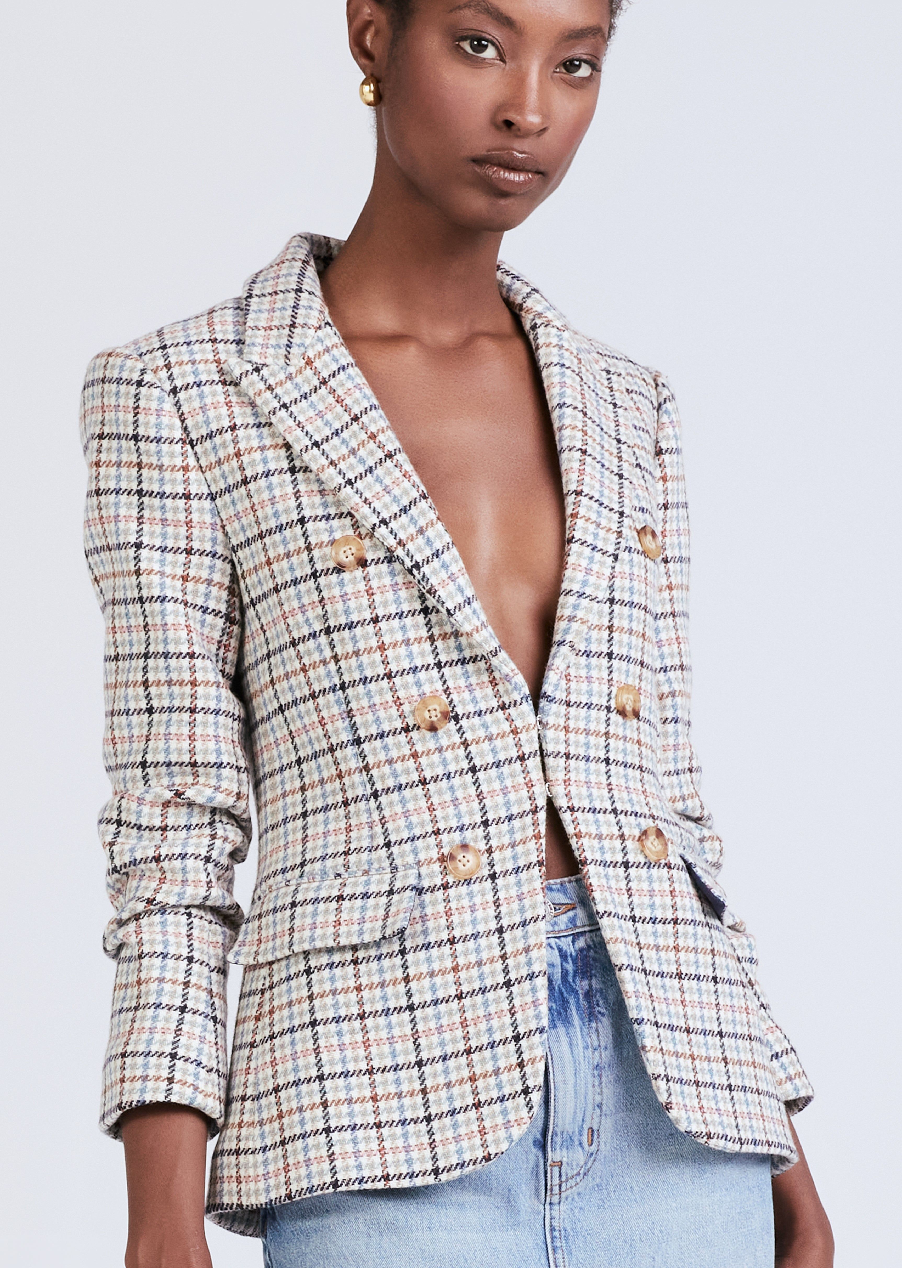 Kaia Jacket - Pink-Blue Multi sold by Derek Lam product image thumbnail 2