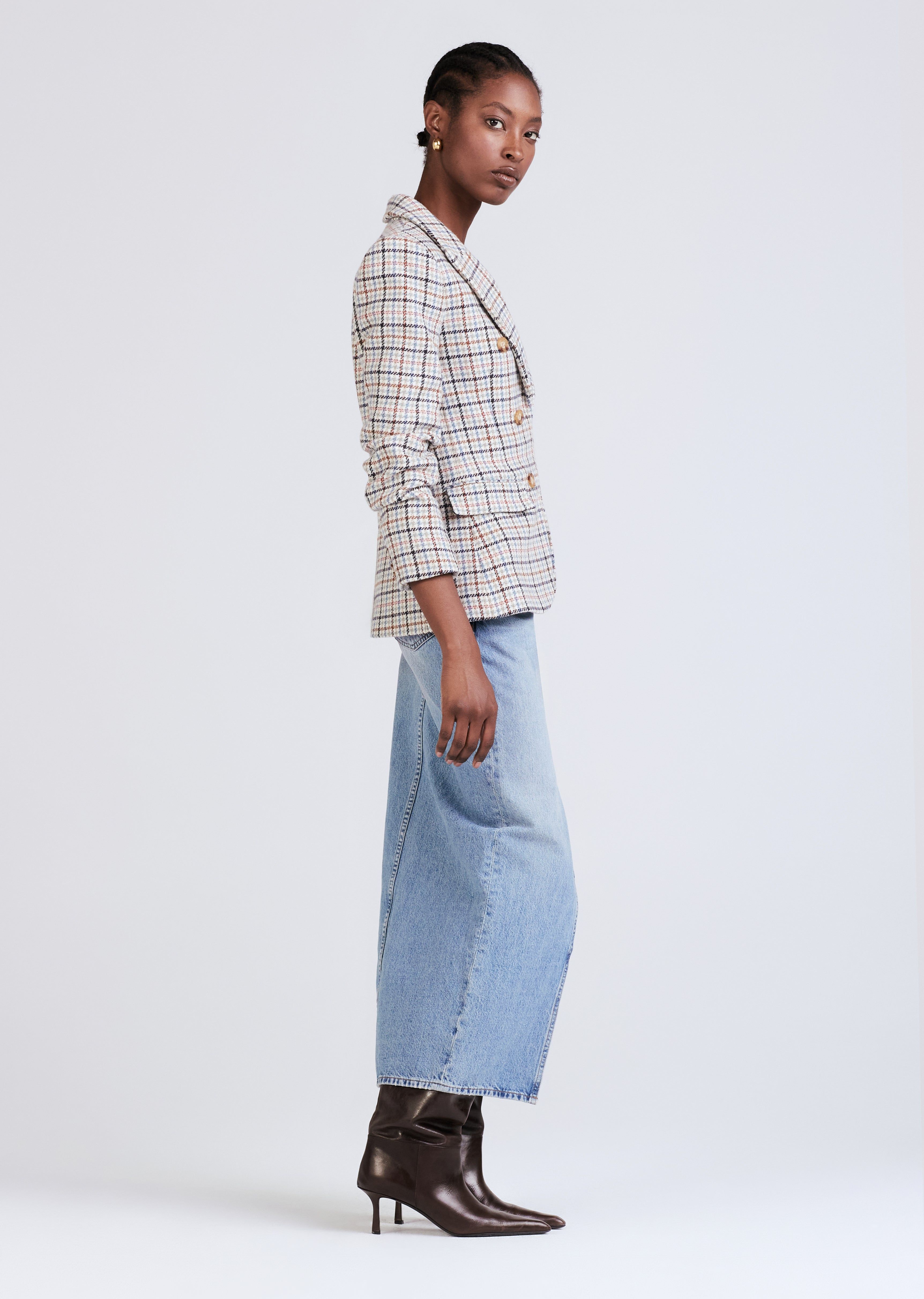 Kaia Jacket - Pink-Blue Multi sold by Derek Lam product image thumbnail 3