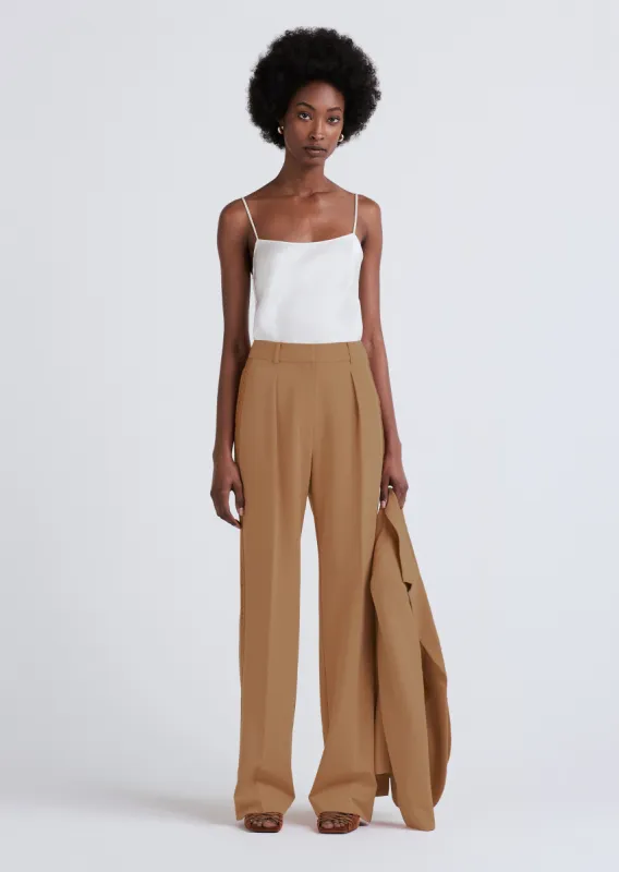 Delta Wide Leg Trousers - Mocha sold by Derek Lam