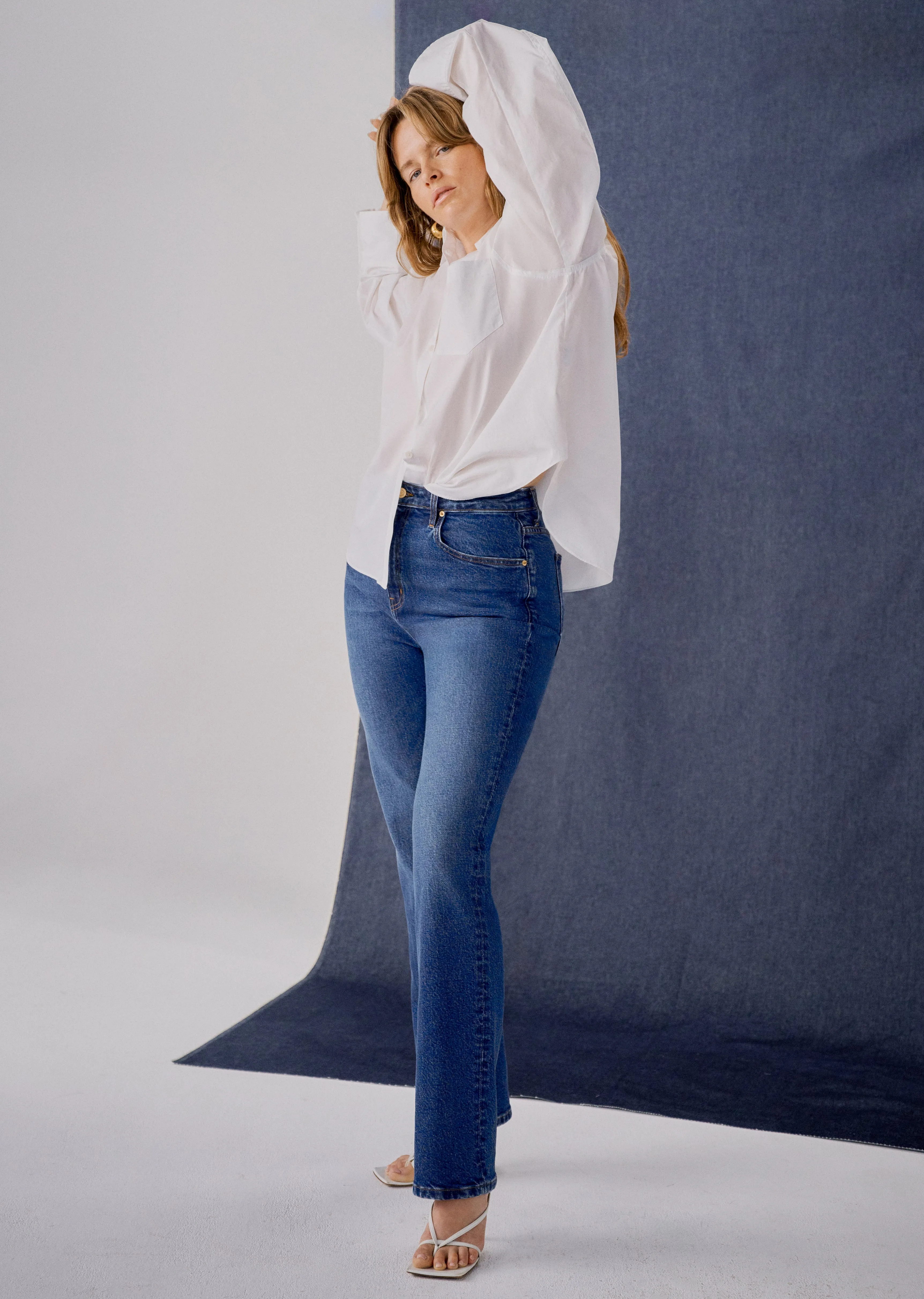 Frankie High Rise Straight Jeans - Mercer sold by Derek Lam product image thumbnail 2