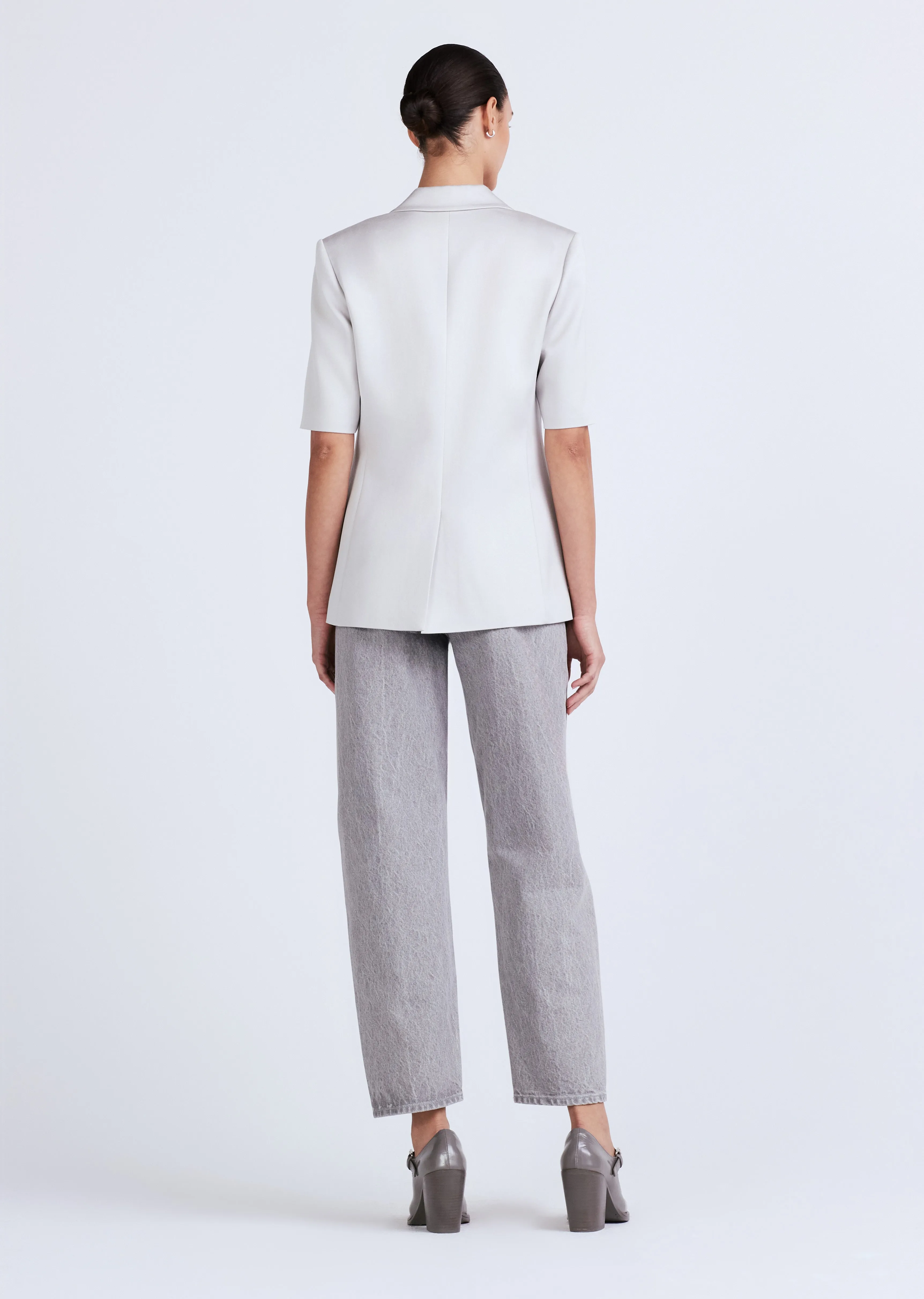 Martin Short Sleeve Jacket - Glacier Grey sold by Derek Lam product image thumbnail 3