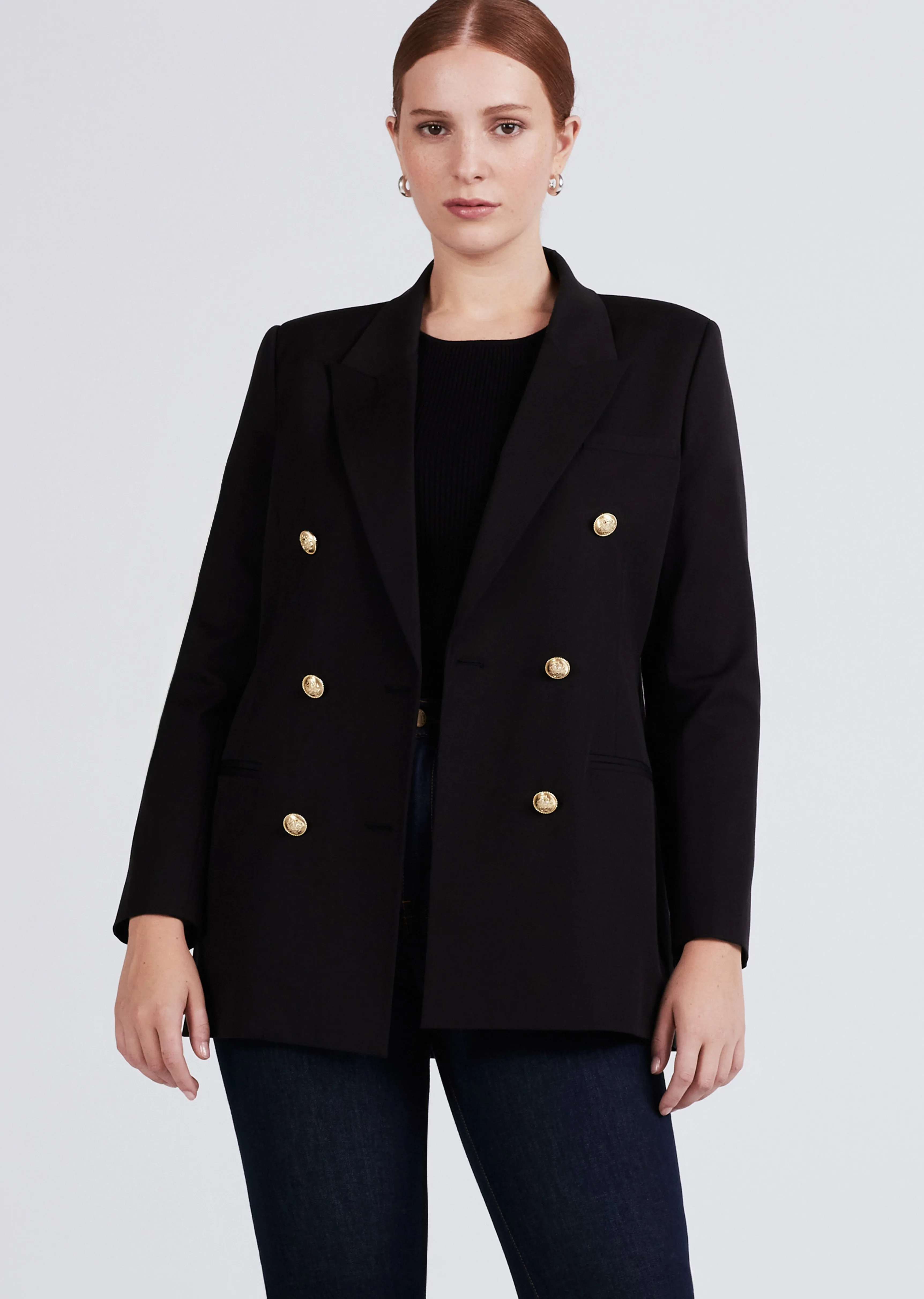Walter Double Breasted Jacket - Midnight sold by Derek Lam product image thumbnail 2