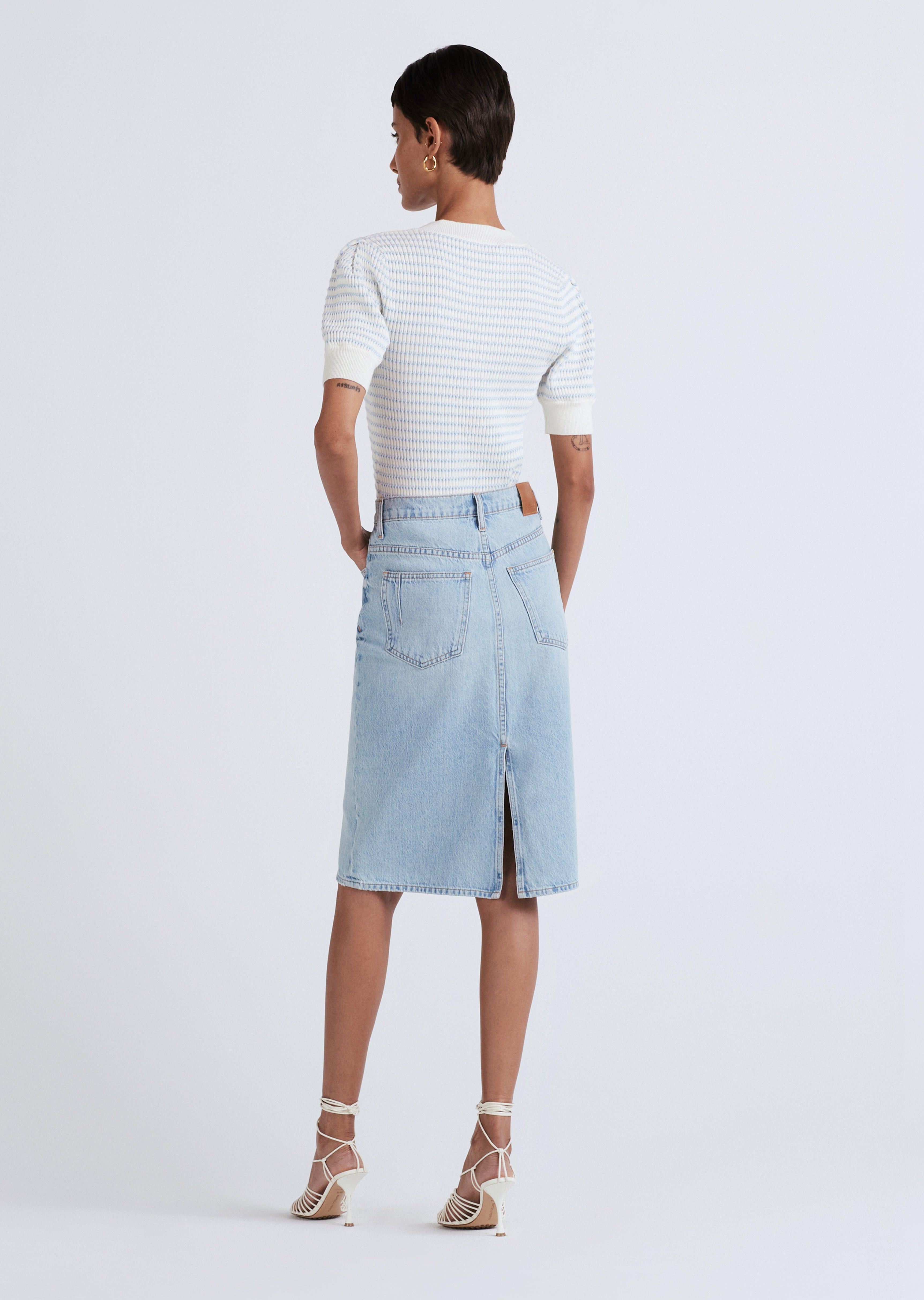 Juliet High Rise Denim Skirt - Ludlow sold by Derek Lam product image thumbnail 4