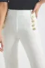Robertson Flare Trousers - Soft White sold by Derek Lam