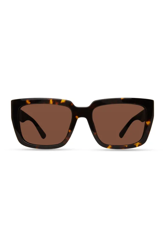 Aero Square Oversized Sunglasses - Tortoise-Brown sold by Derek Lam