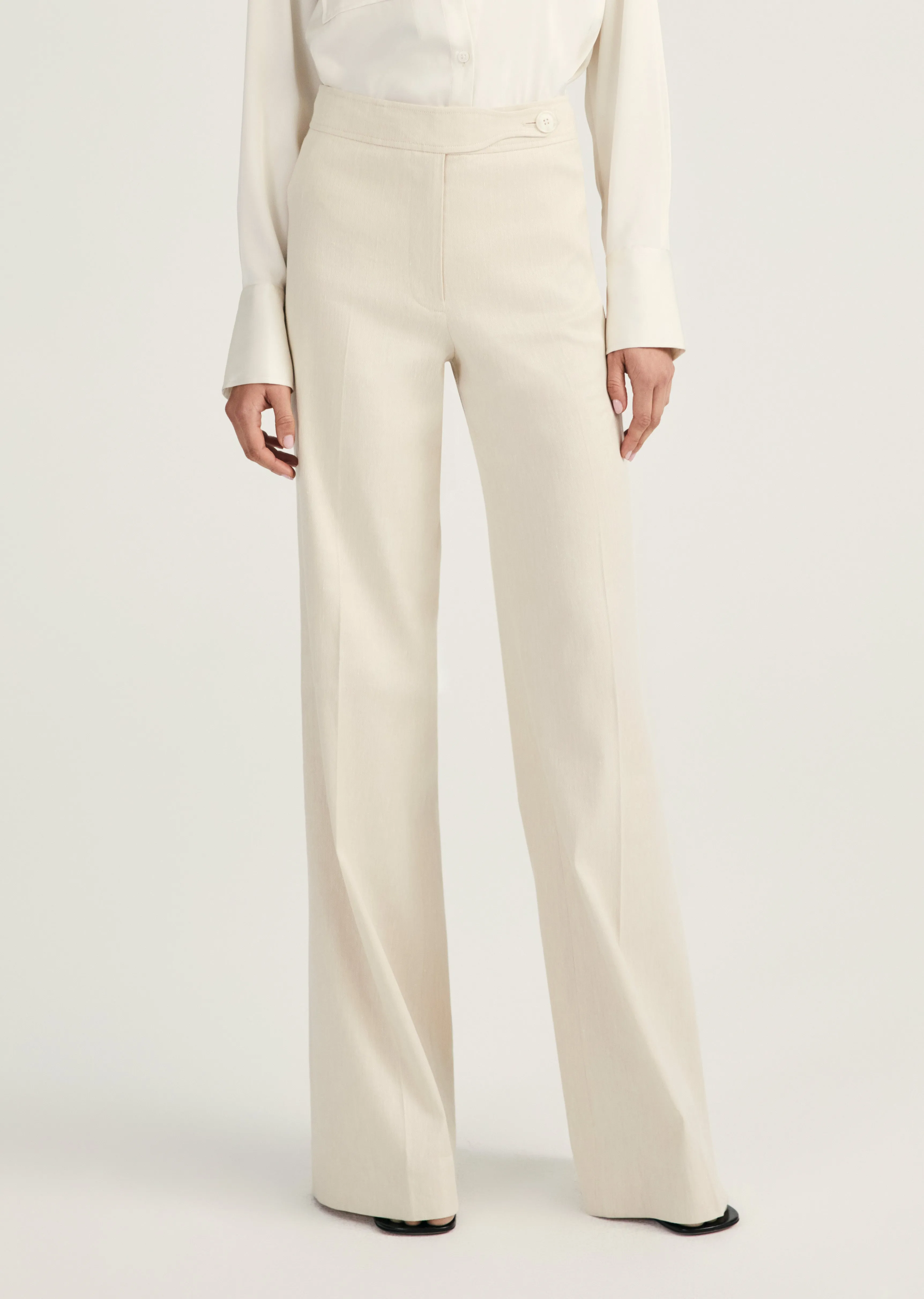 Owen Flare Leg Trouser - Almond sold by Derek Lam product image thumbnail 2