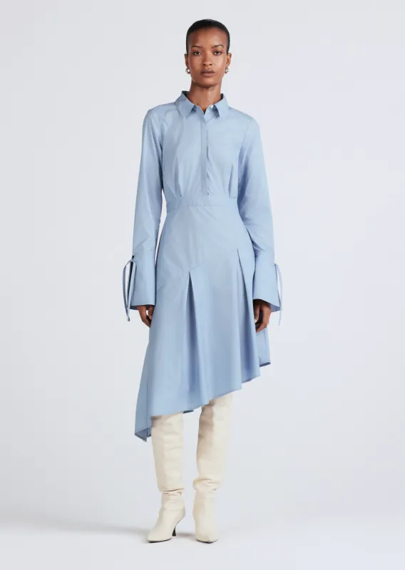 Maddison Long Sleeve Midi Shirtdress - Denim sold by Derek Lam
