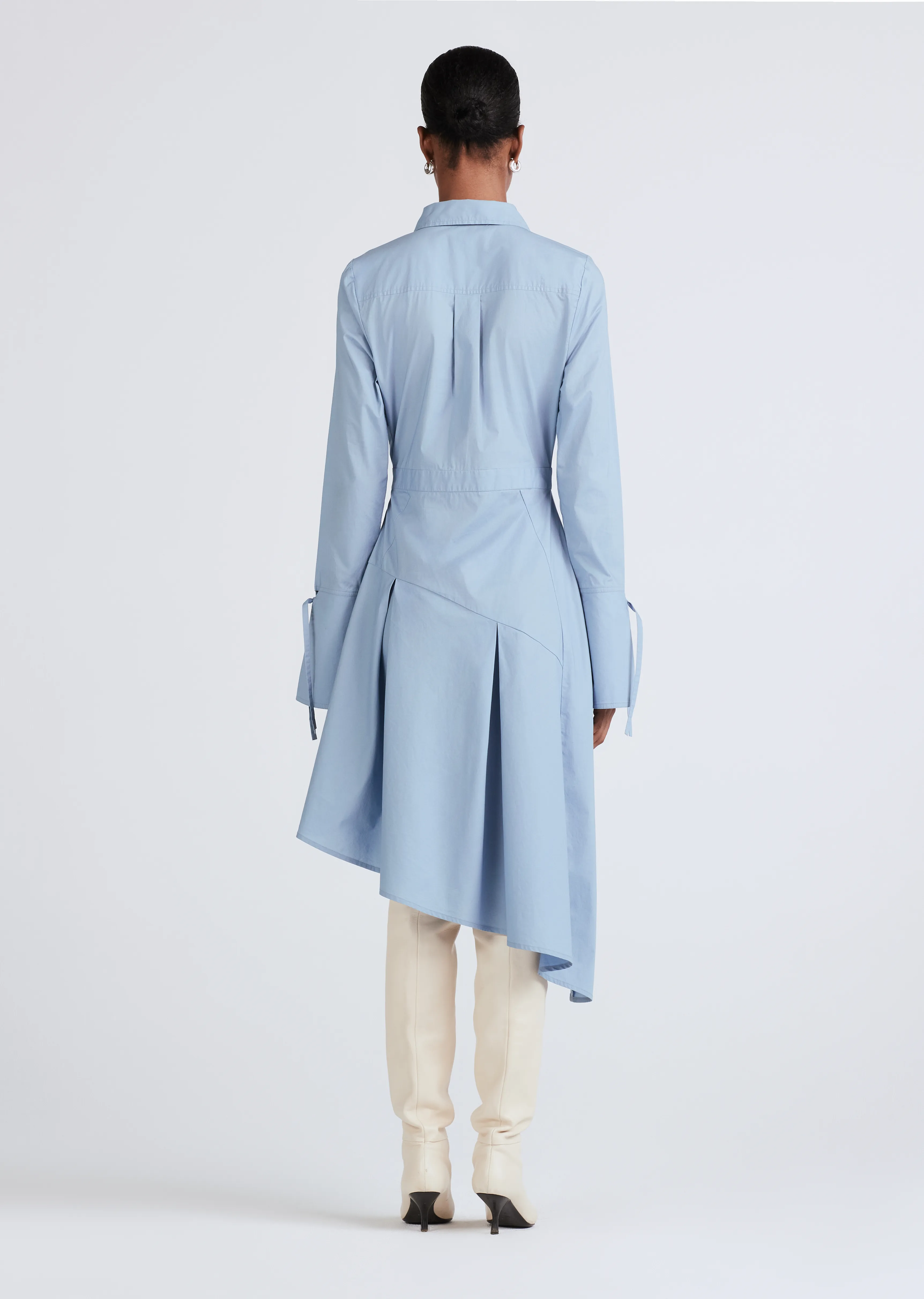 Maddison Long Sleeve Midi Shirtdress - Denim sold by Derek Lam product image thumbnail 3