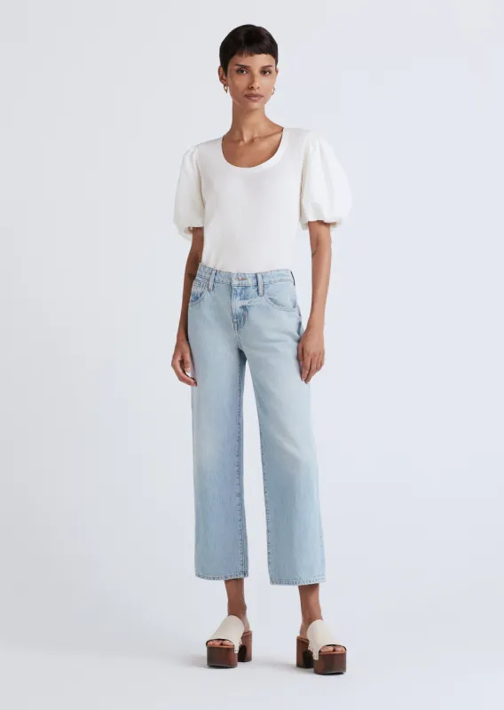 Sofia Mid Rise Relaxed Straight - Ludlow sold by Derek Lam