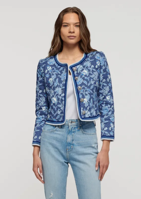 Aster Quilted Jacket - Dark Blue sold by Derek Lam