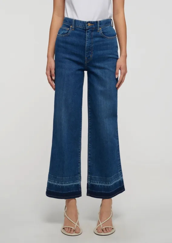Isla Cropped High Rise Wide Leg Jeans - Mercer sold by Derek Lam