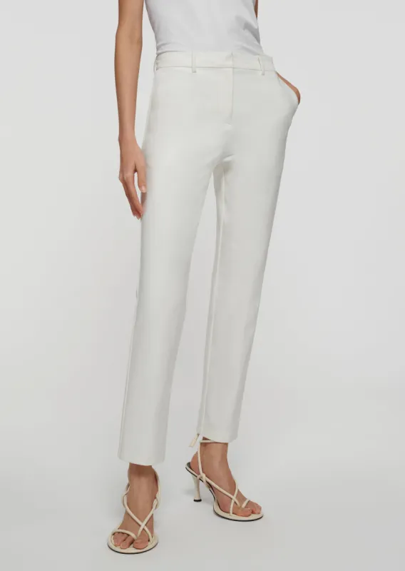 Bronte Cigarette Pants - Soft White sold by Derek Lam