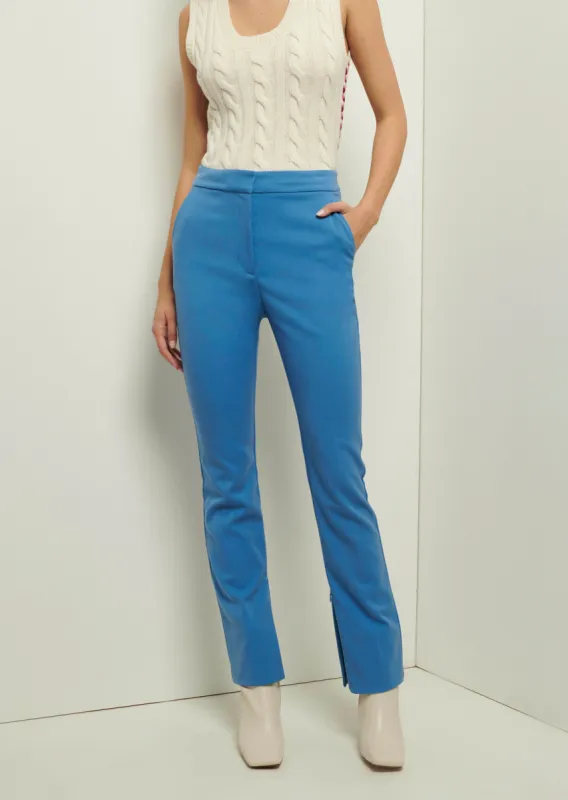 Malika Slim Slit Pants - Light Blue sold by Derek Lam