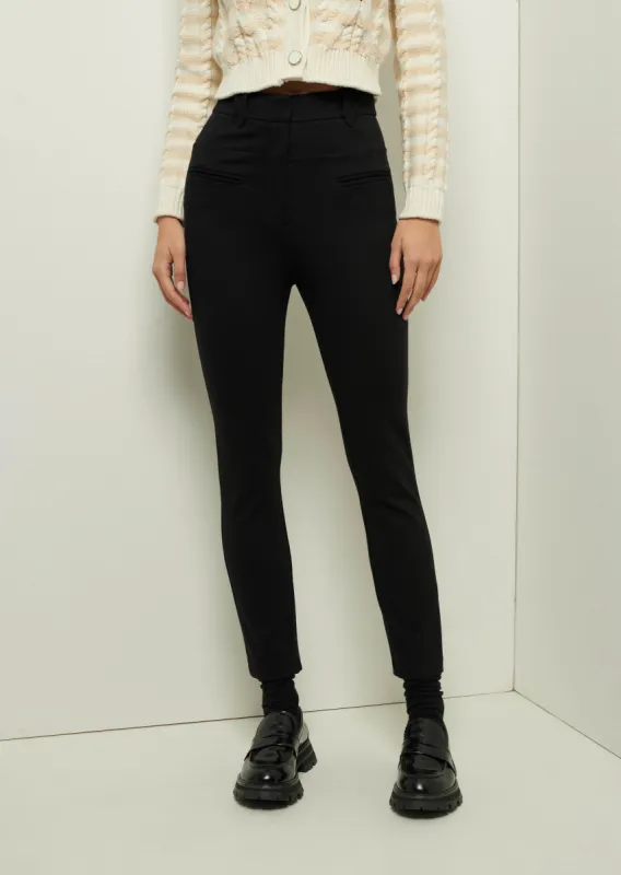 Keely Ankle Length Slim Pants - Black sold by Derek Lam