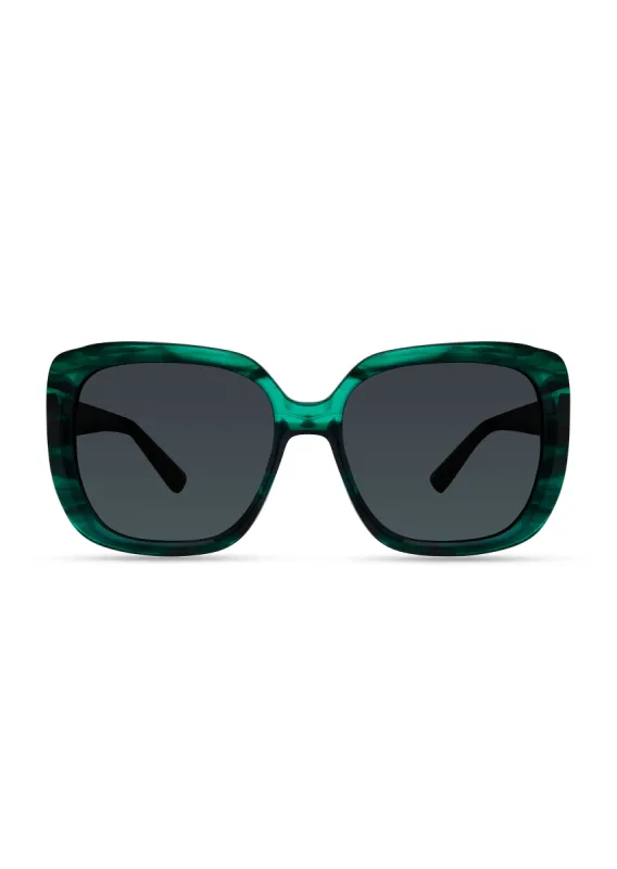River Square Oversized Sunglasses - Emerald sold by Derek Lam
