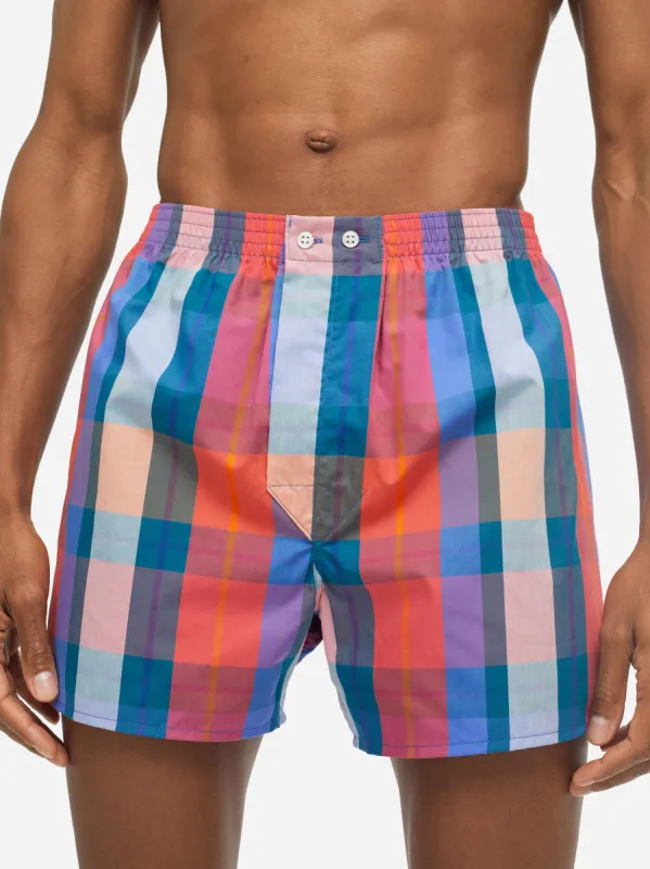 Men's Classic Fit Boxers Barker 33 Cotton Multi sold by Derek Rose