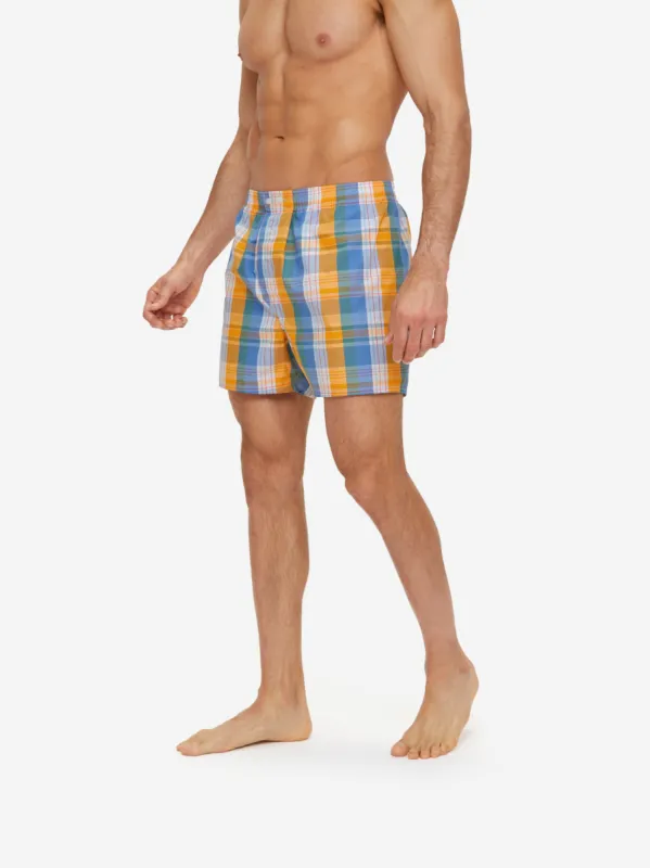 Men's Classic Fit Boxers Barker 32 Cotton Multi made by Derek Rose