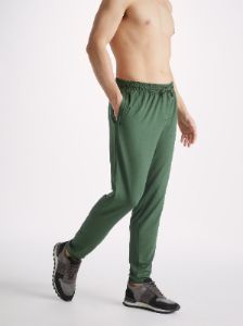 Men's Track Pants Basel Micro Modal Stretch Hunter Green sold by Derek Rose