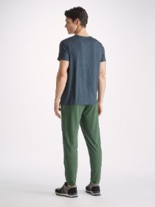 Men's Track Pants Basel Micro Modal Stretch Hunter Green sold by Derek Rose