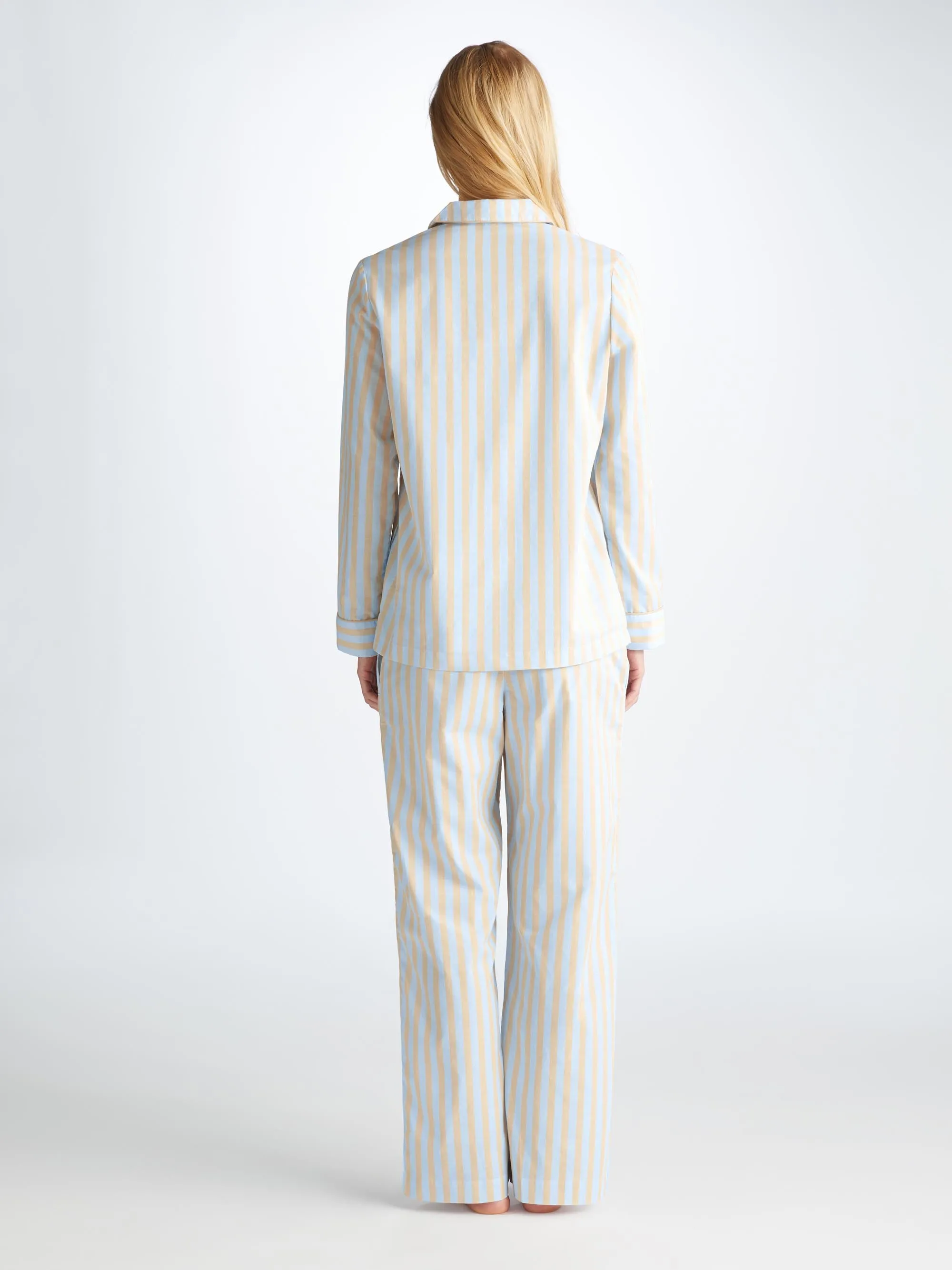 Women's Pajamas Amalfi 20 Cotton Batiste Blue sold by Derek Rose product image thumbnail 4