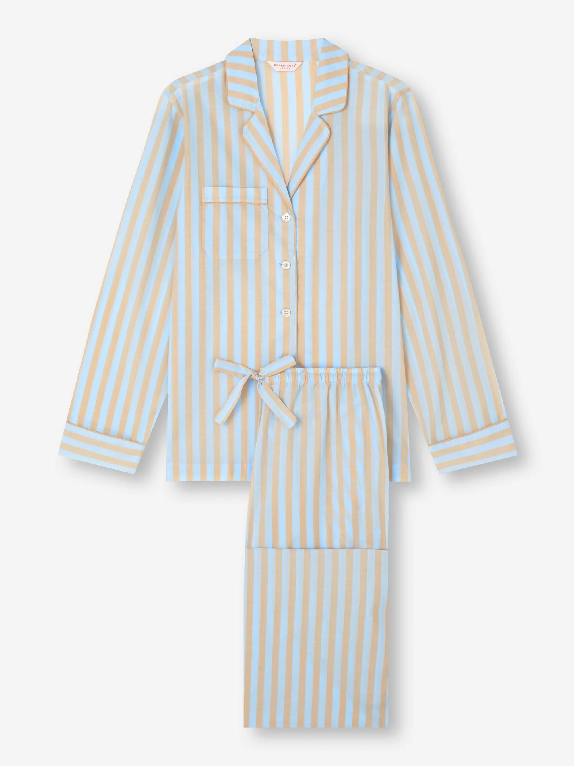 Women's Pajamas Amalfi 20 Cotton Batiste Blue sold by Derek Rose product image thumbnail 2