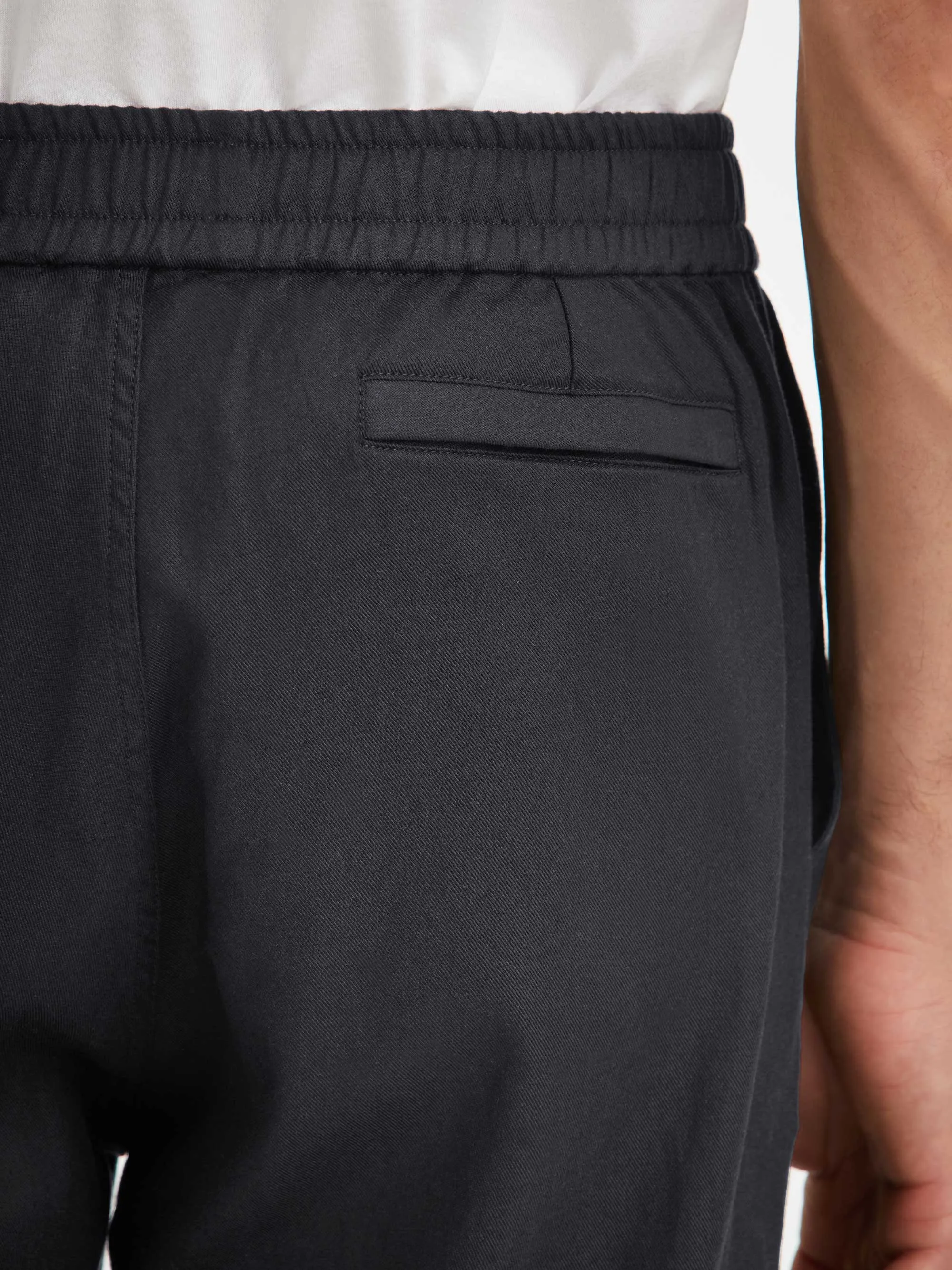 Harris Cotton Blend Pants Navy Blue sold by Derek Rose product image thumbnail 5
