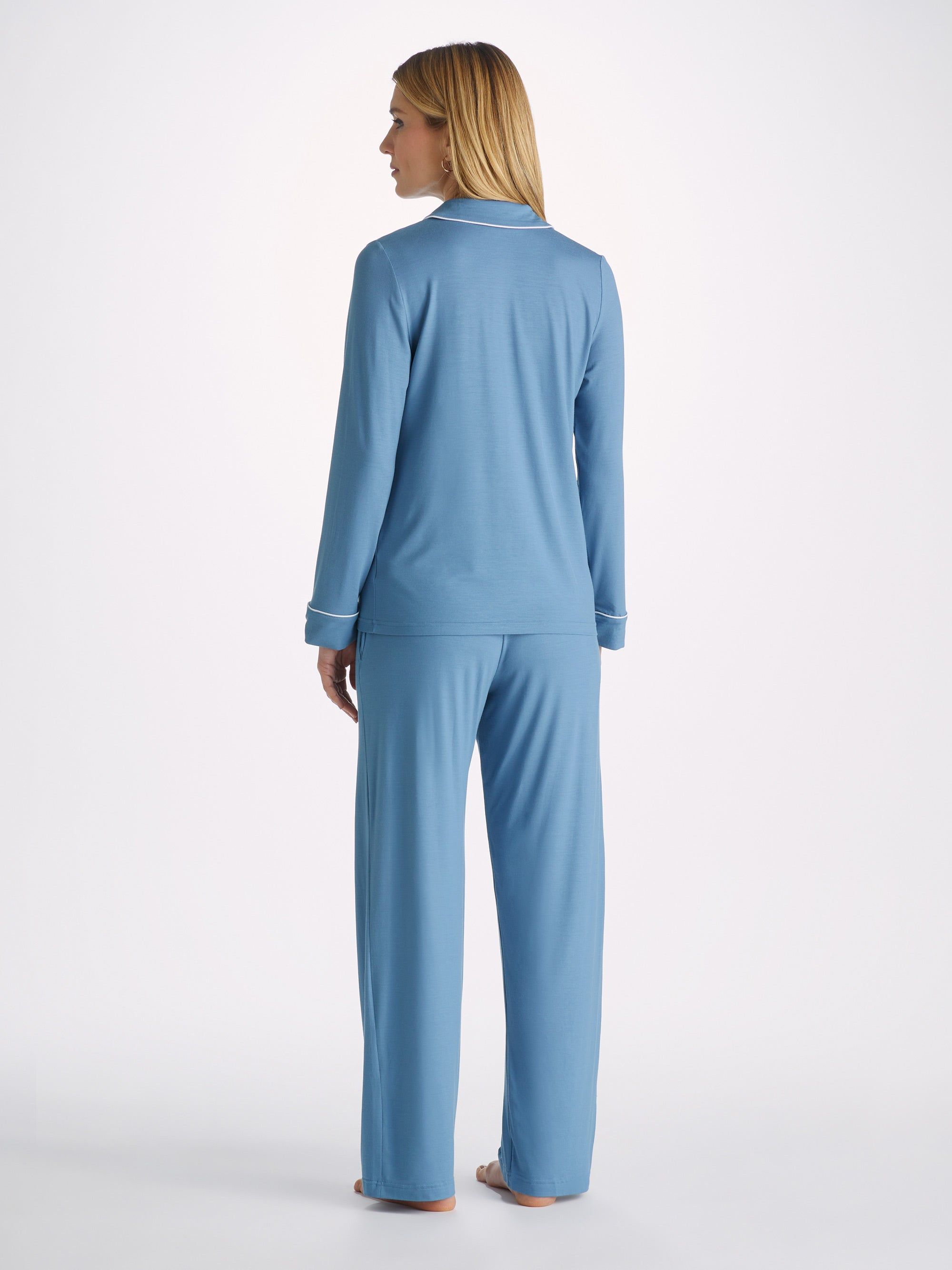 Women's Pyjamas Lara Micro Modal Stretch Denim sold by Derek Rose product image thumbnail 4