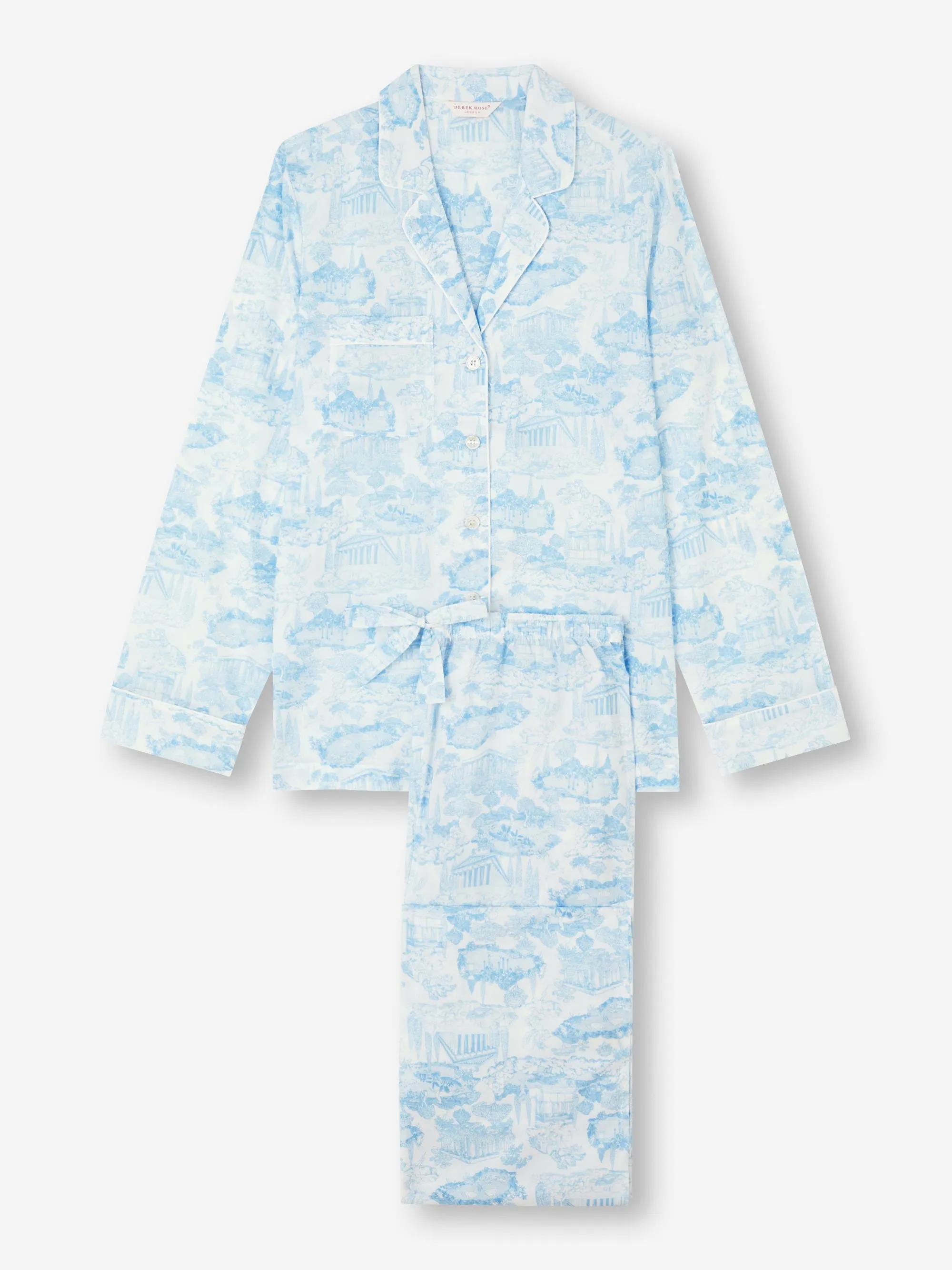 Women's Pajamas Ledbury 77 Cotton Batiste White sold by Derek Rose product image thumbnail 3