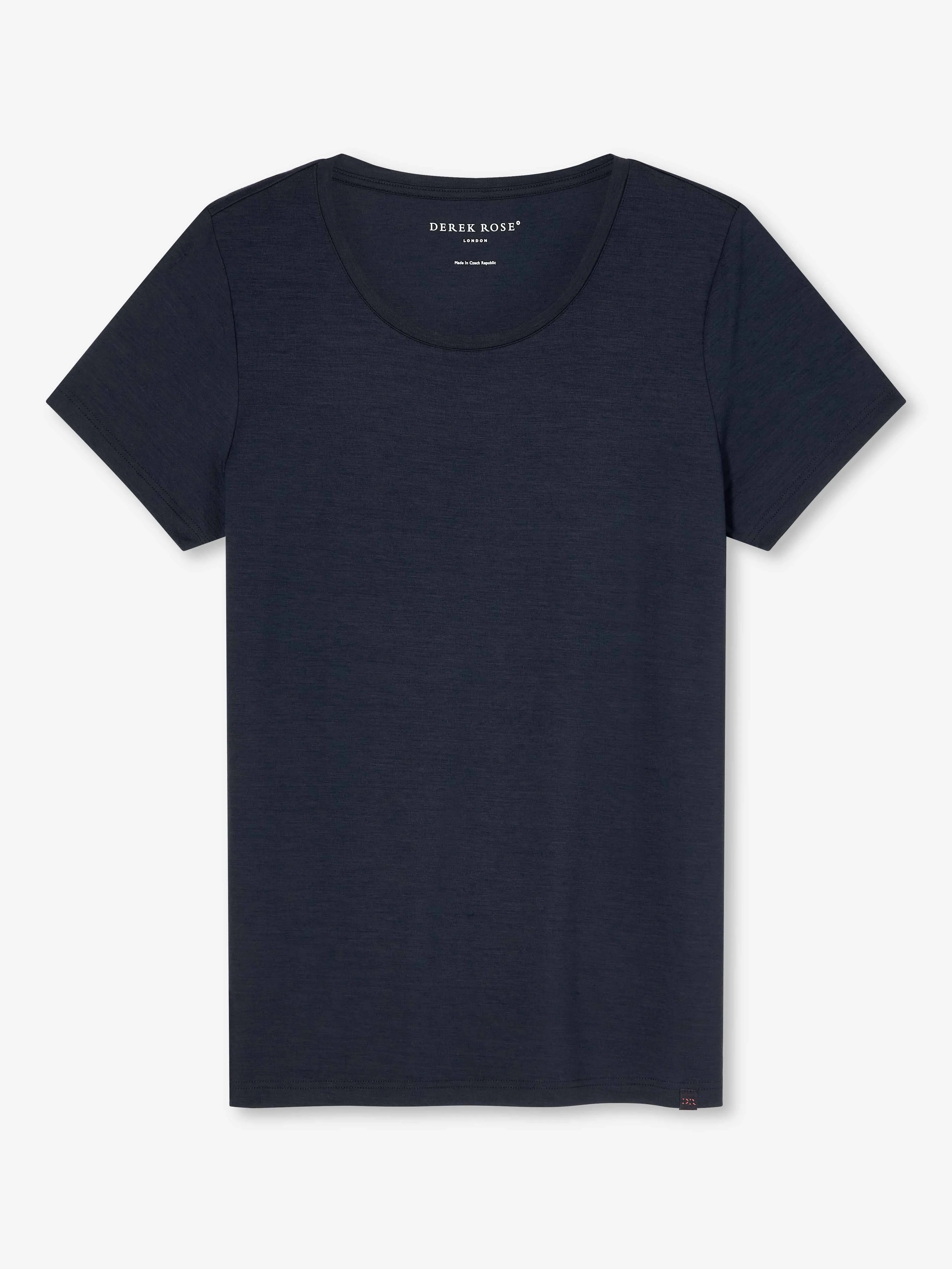 Women's T-Shirt Lara Micro Modal Stretch Navy sold by Derek Rose product image thumbnail 2