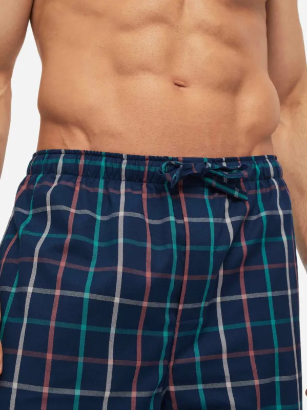 Men's Lounge Trousers Ranga 44 Brushed Cotton Multi sold by Derek Rose