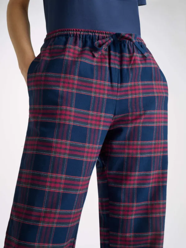 Women's Lounge Trousers Kelburn 36 Brushed Cotton Multi sold by Derek Rose
