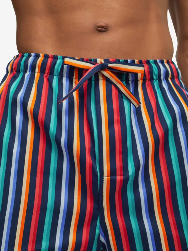 Men's Lounge Shorts Wellington 54 Cotton Multi sold by Derek Rose