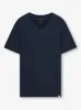 Men's V-Neck T-Shirt Riley Pima Cotton Navy sold by Derek Rose