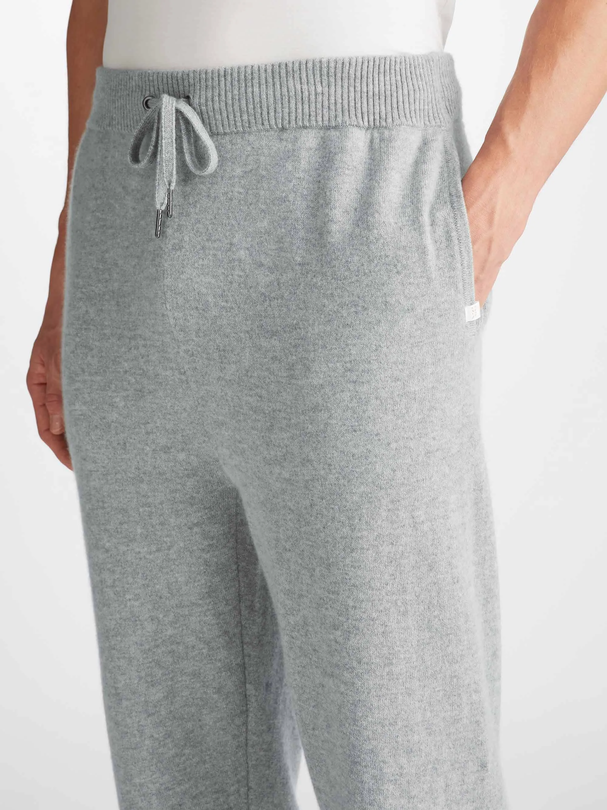 Men's Track Pants Finley Cashmere Silver sold by Derek Rose product image thumbnail 5