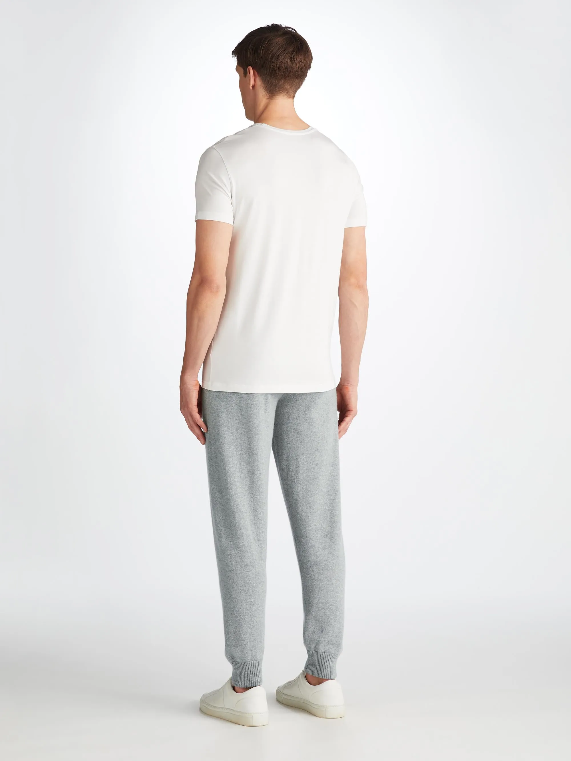 Men's Track Pants Finley Cashmere Silver sold by Derek Rose product image thumbnail 4