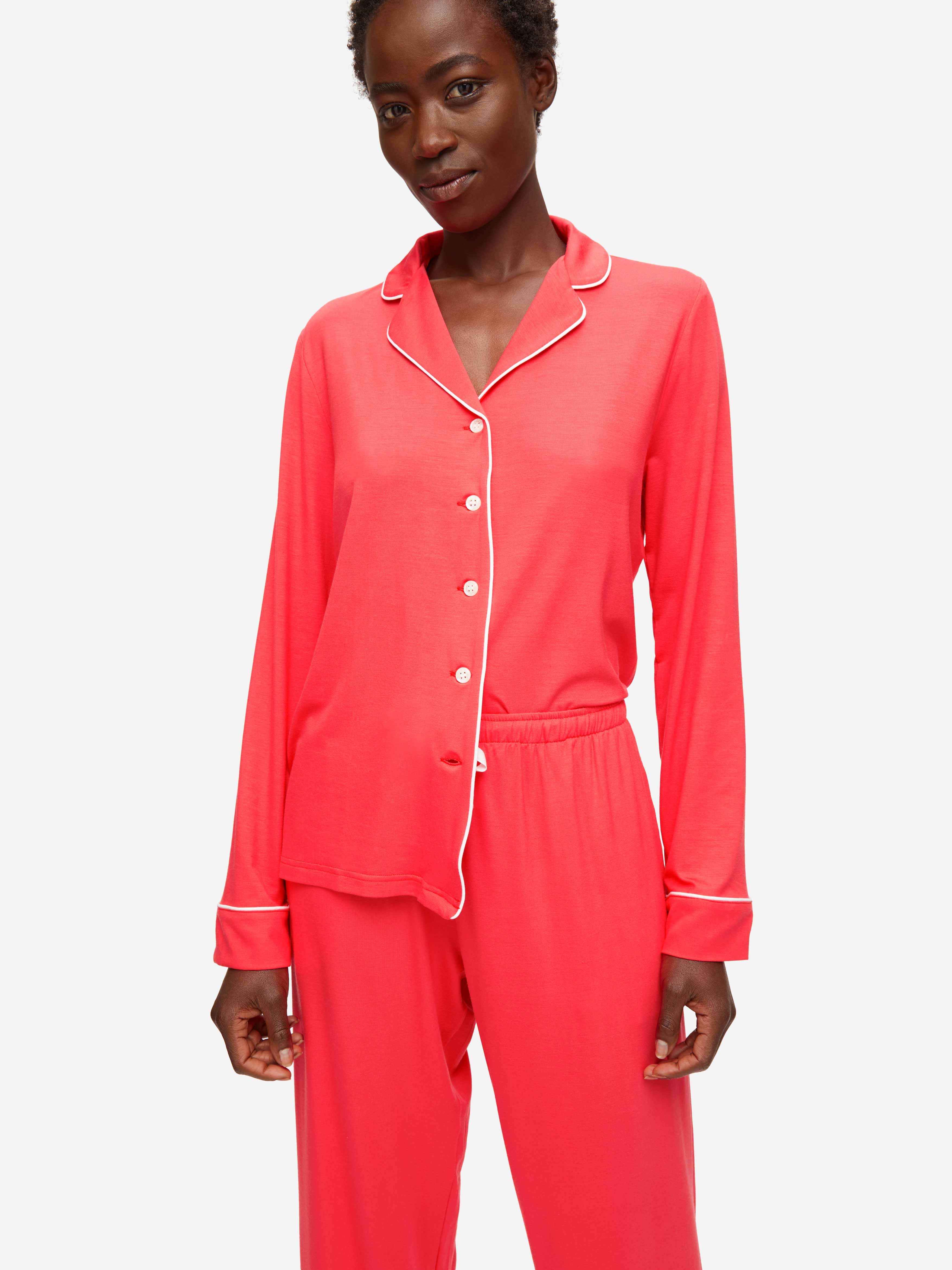 Women's Pyjamas Lara 2 Micro Modal Stretch Pink sold by Derek Rose product image thumbnail 5